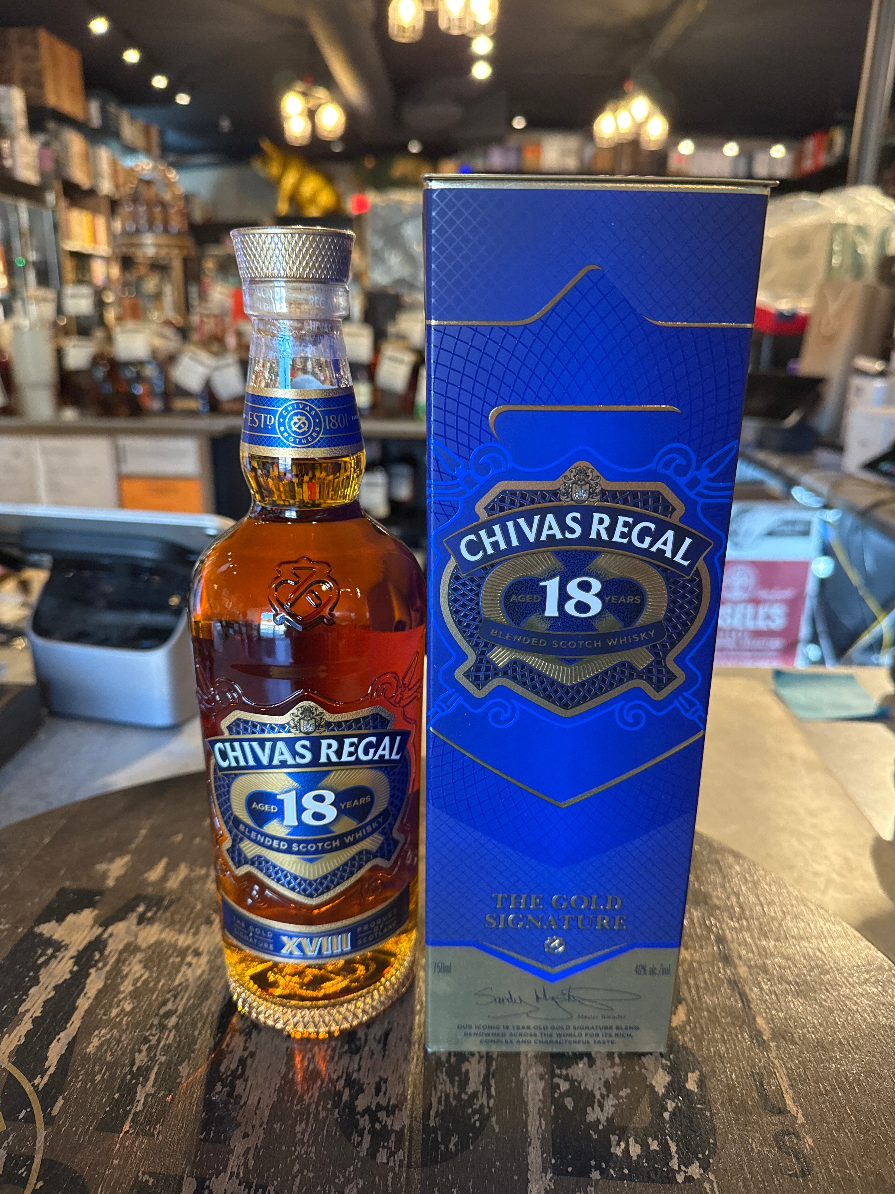 Chivas Regal 18 years Old Gold Signature 750ml