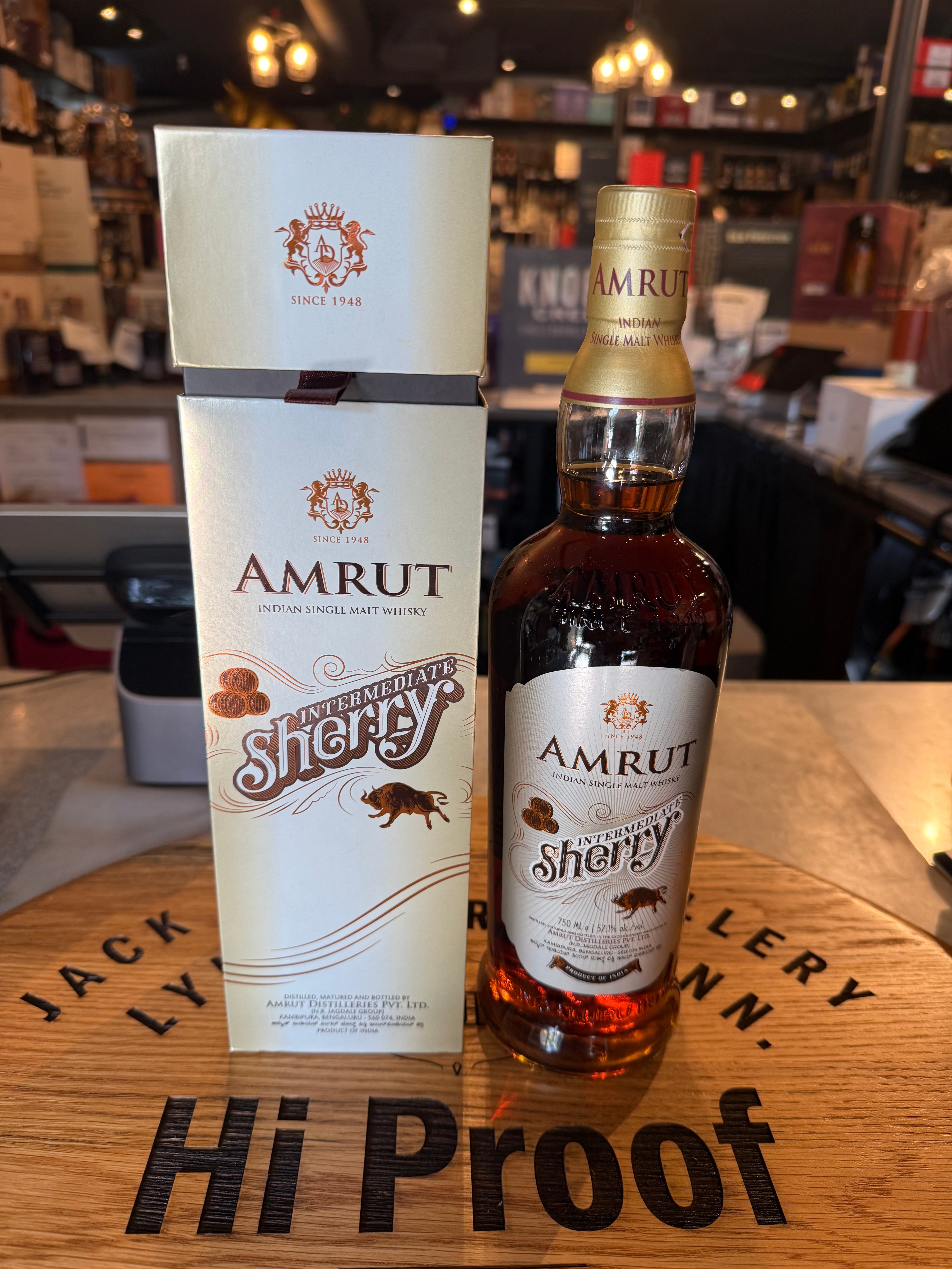 Amrut Intermediate Sherry  India Single Malt Whisky  750 ml