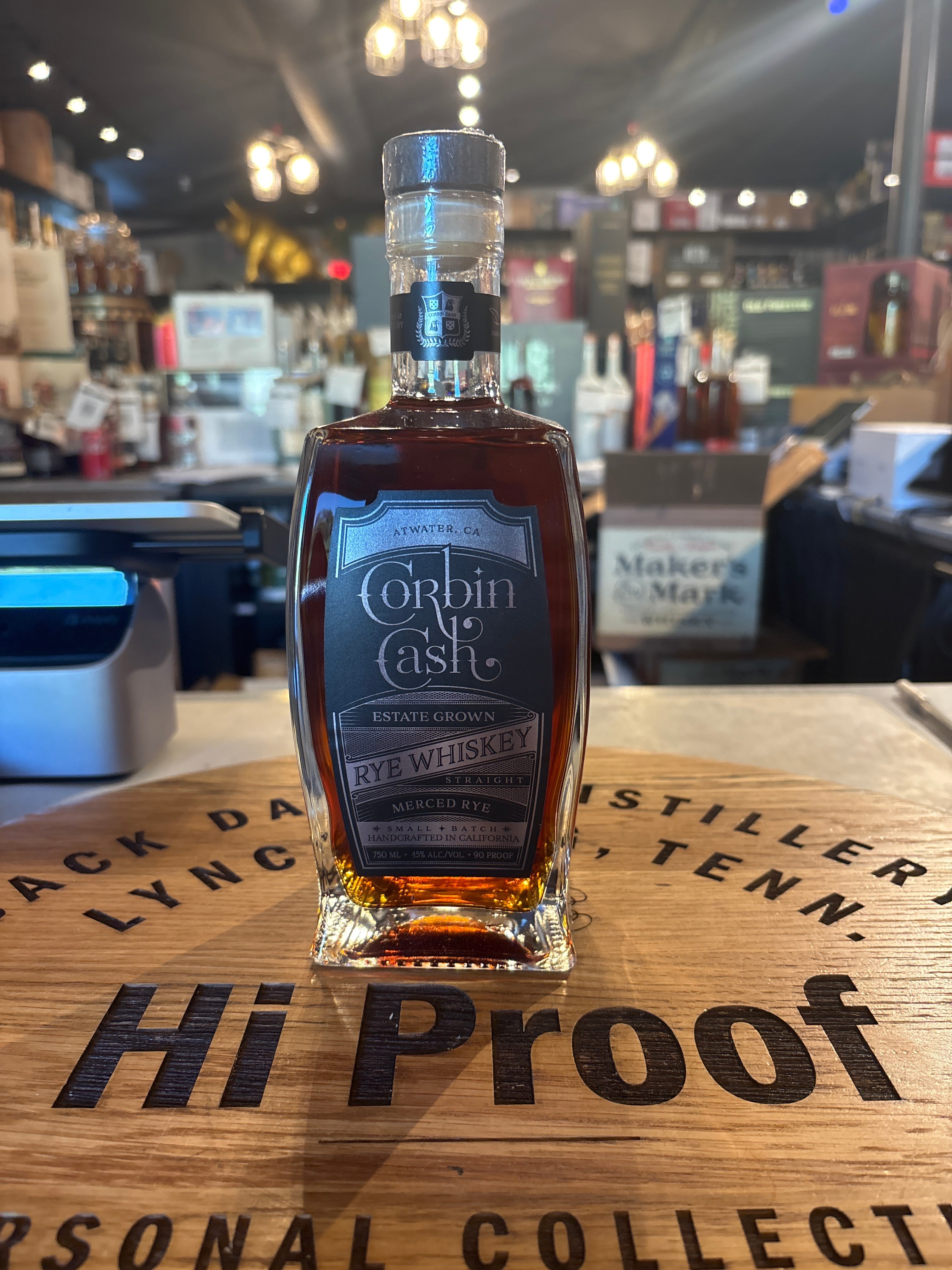 Corbin Cash  Merced Rye 5 Year 90 Proof