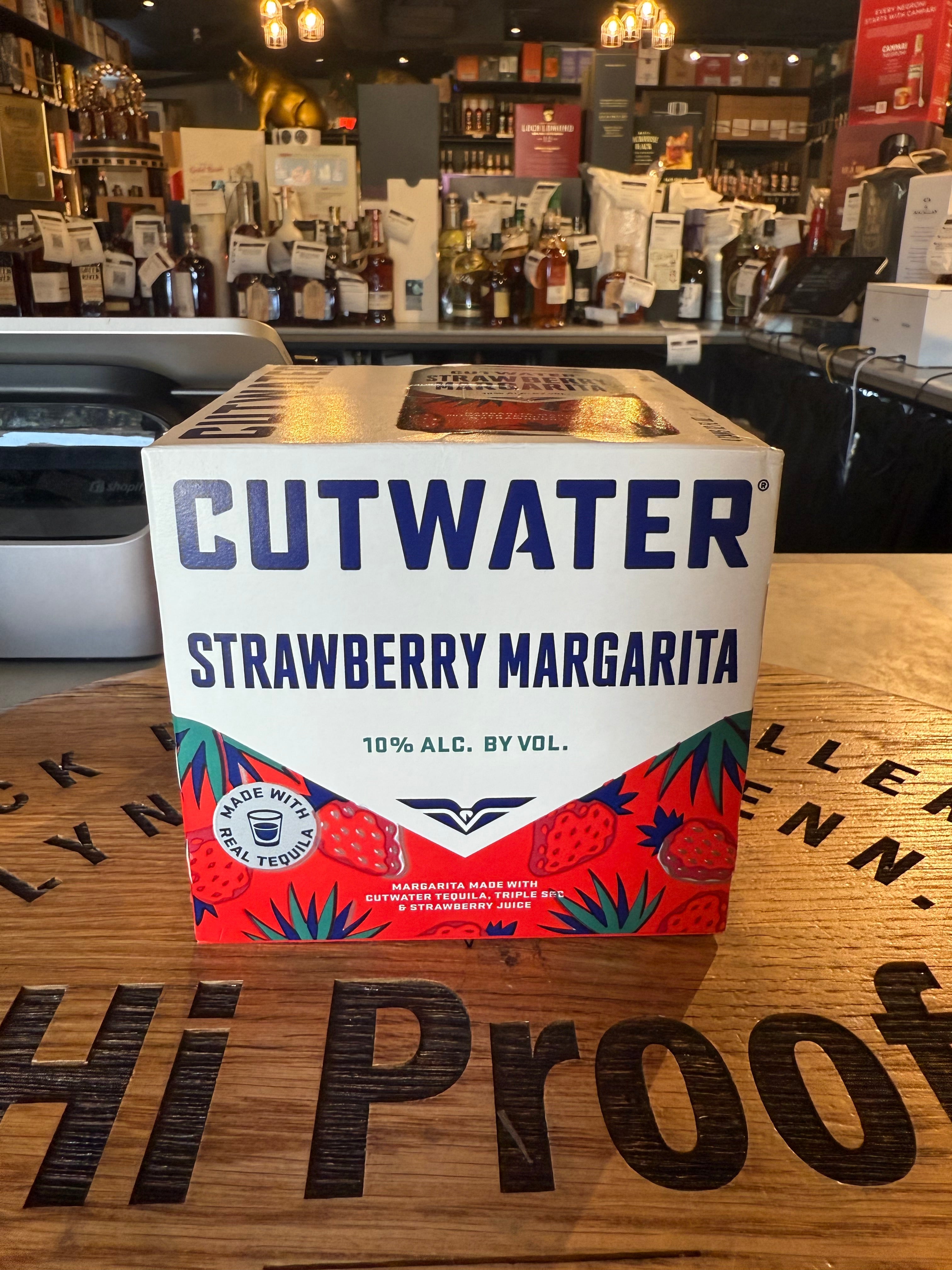 Cutwater Margarita Strawberry 12oz*4pk