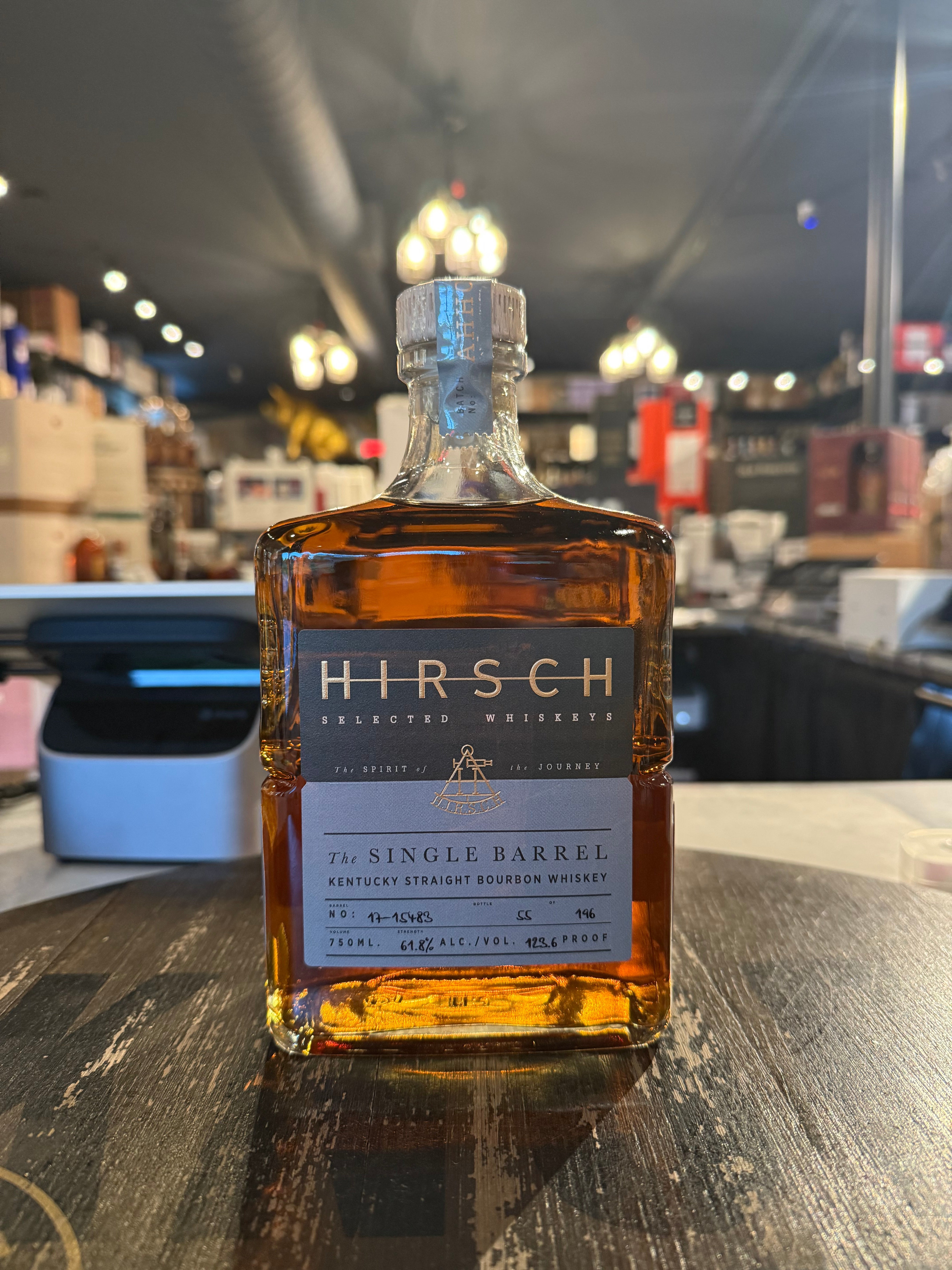 Hirsch single barrel  WCWC Pick 123.6 Proof 750ml