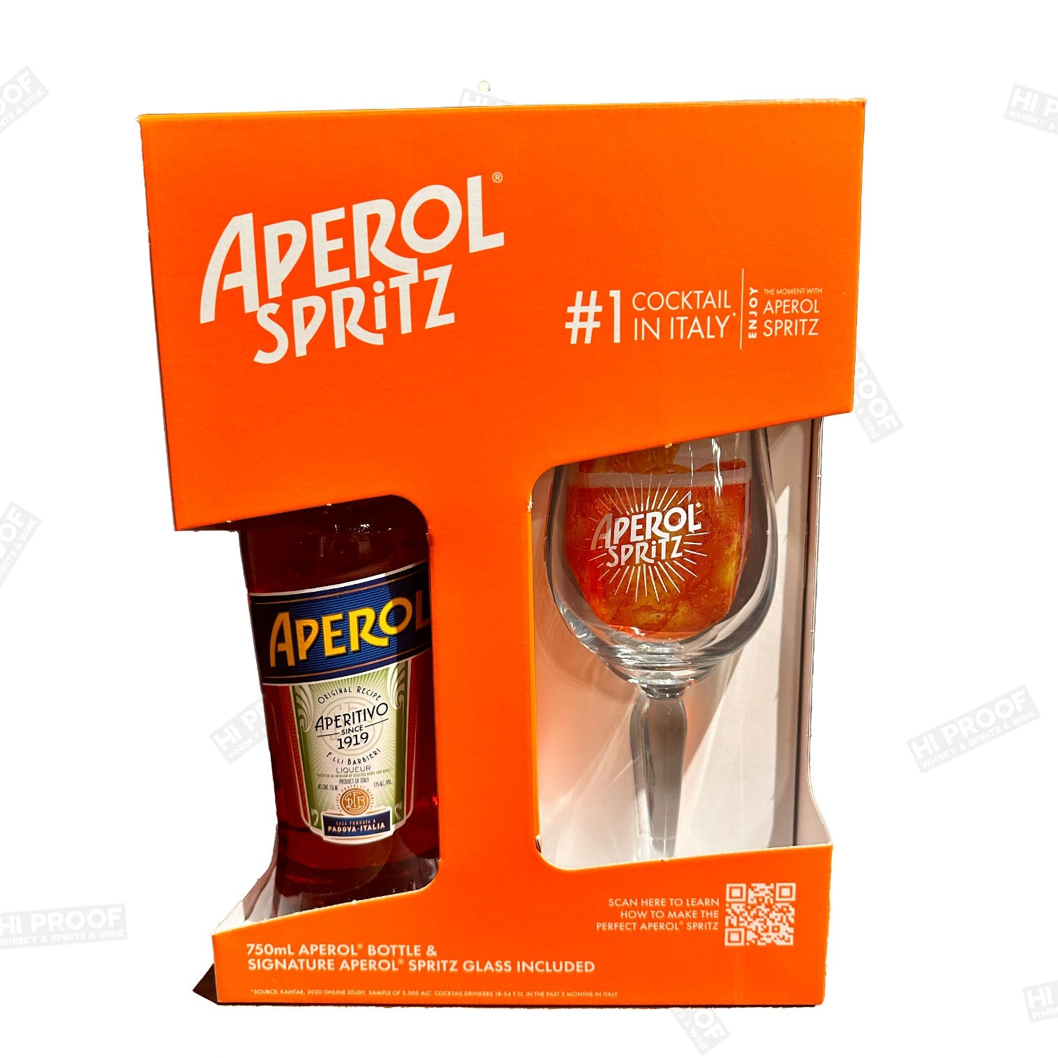 Aperol Aperitivo with Glass 750ml