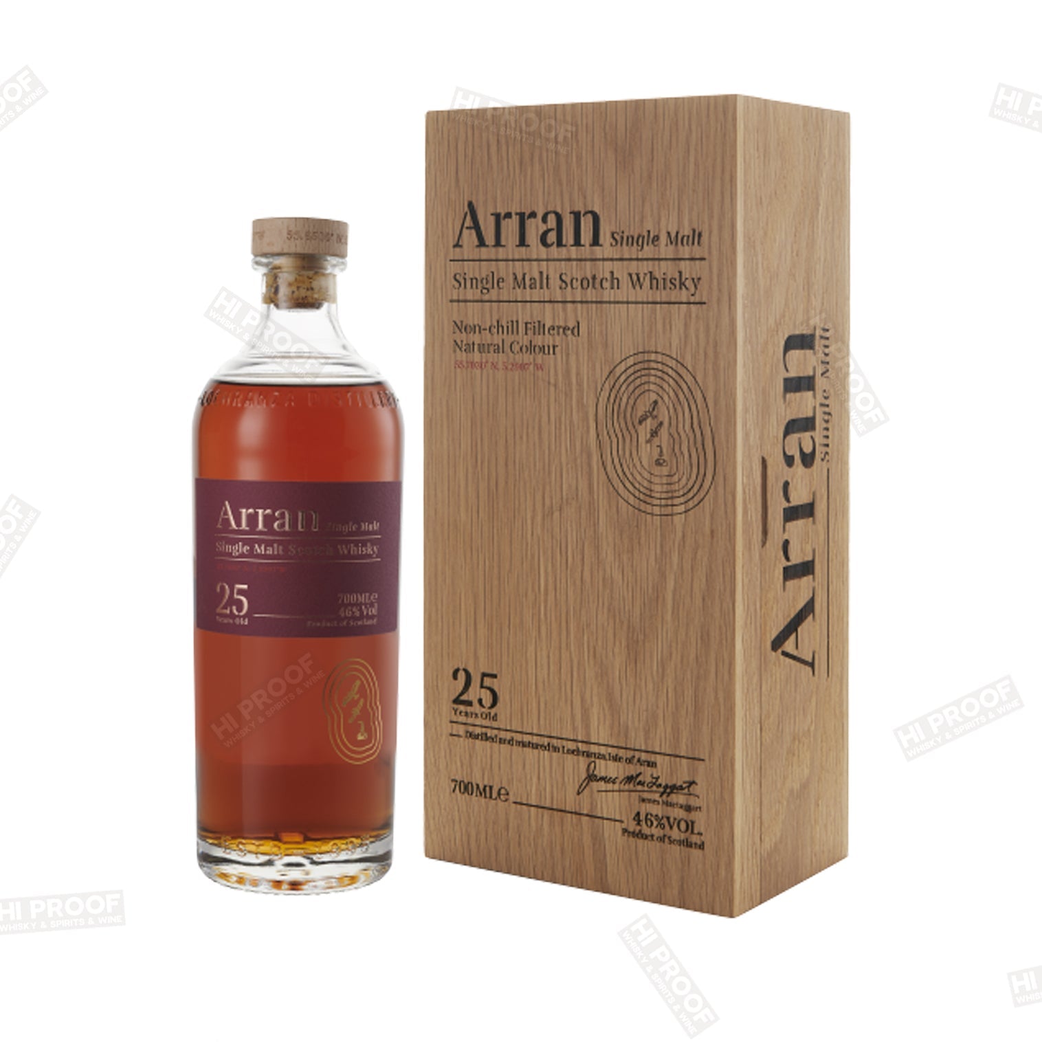 Arran 25 Year Old Single Malt 750ml