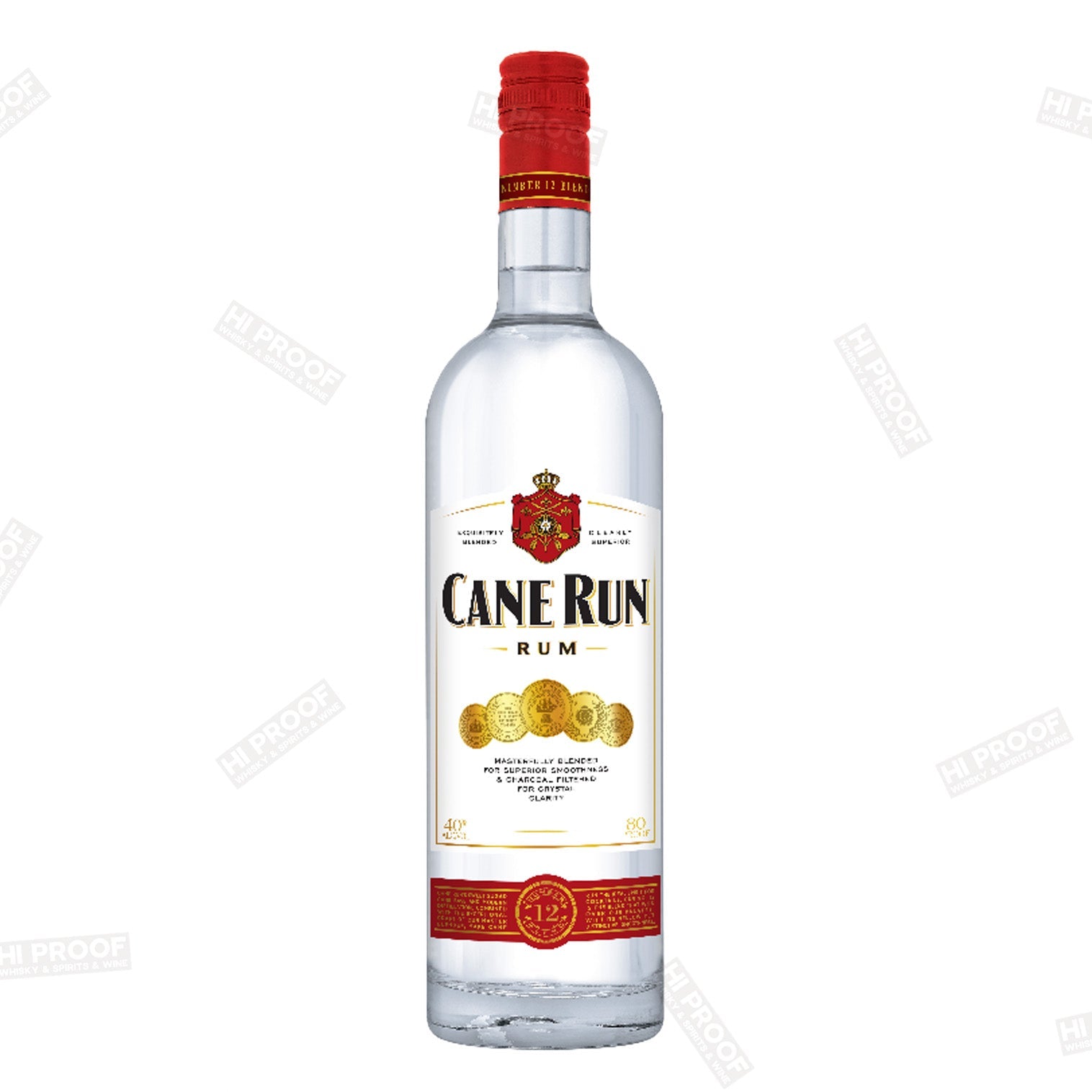 CANE RUN ESTATE WHITE RUM 1L