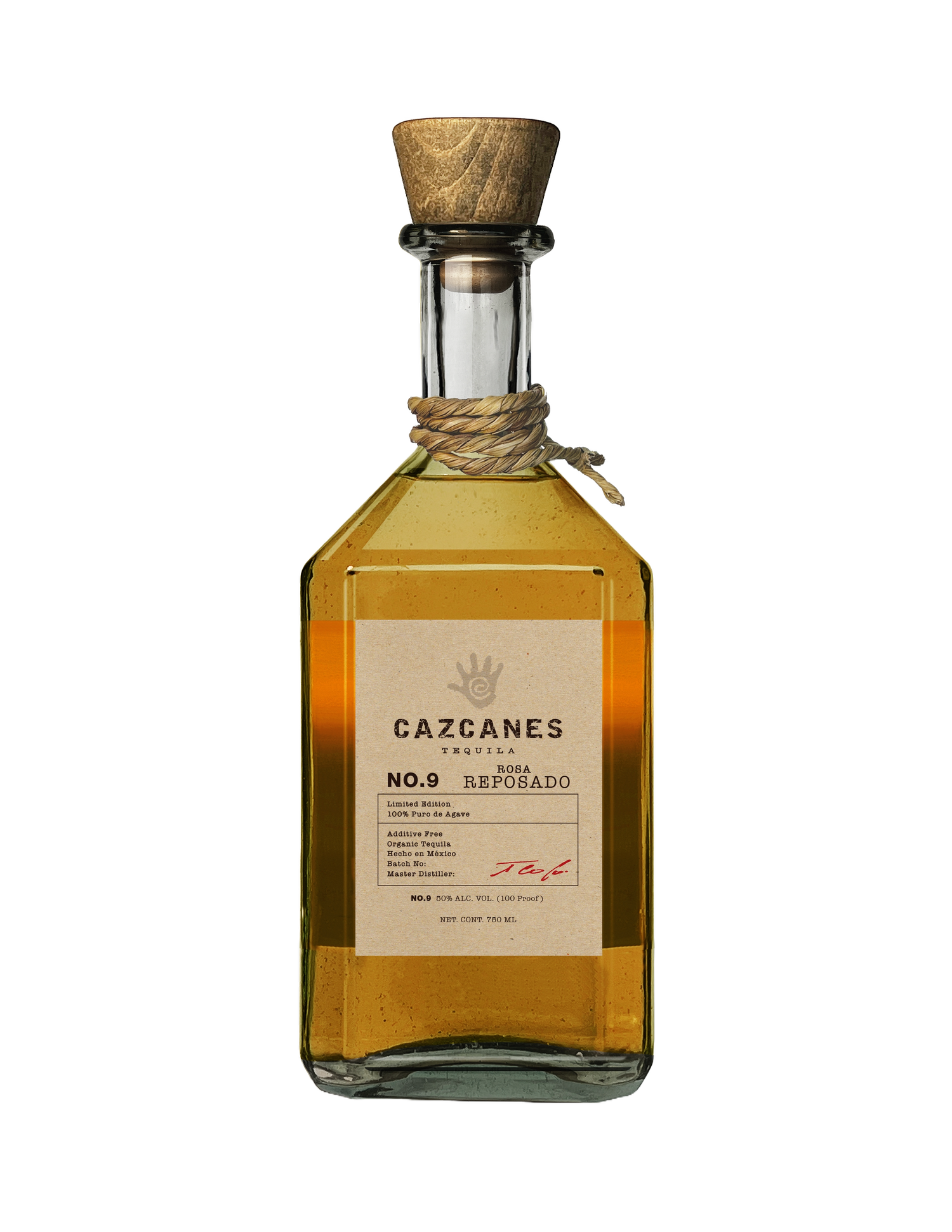 Cazcanes Tequila Rosa Reposado No. 9 100 PROOF
