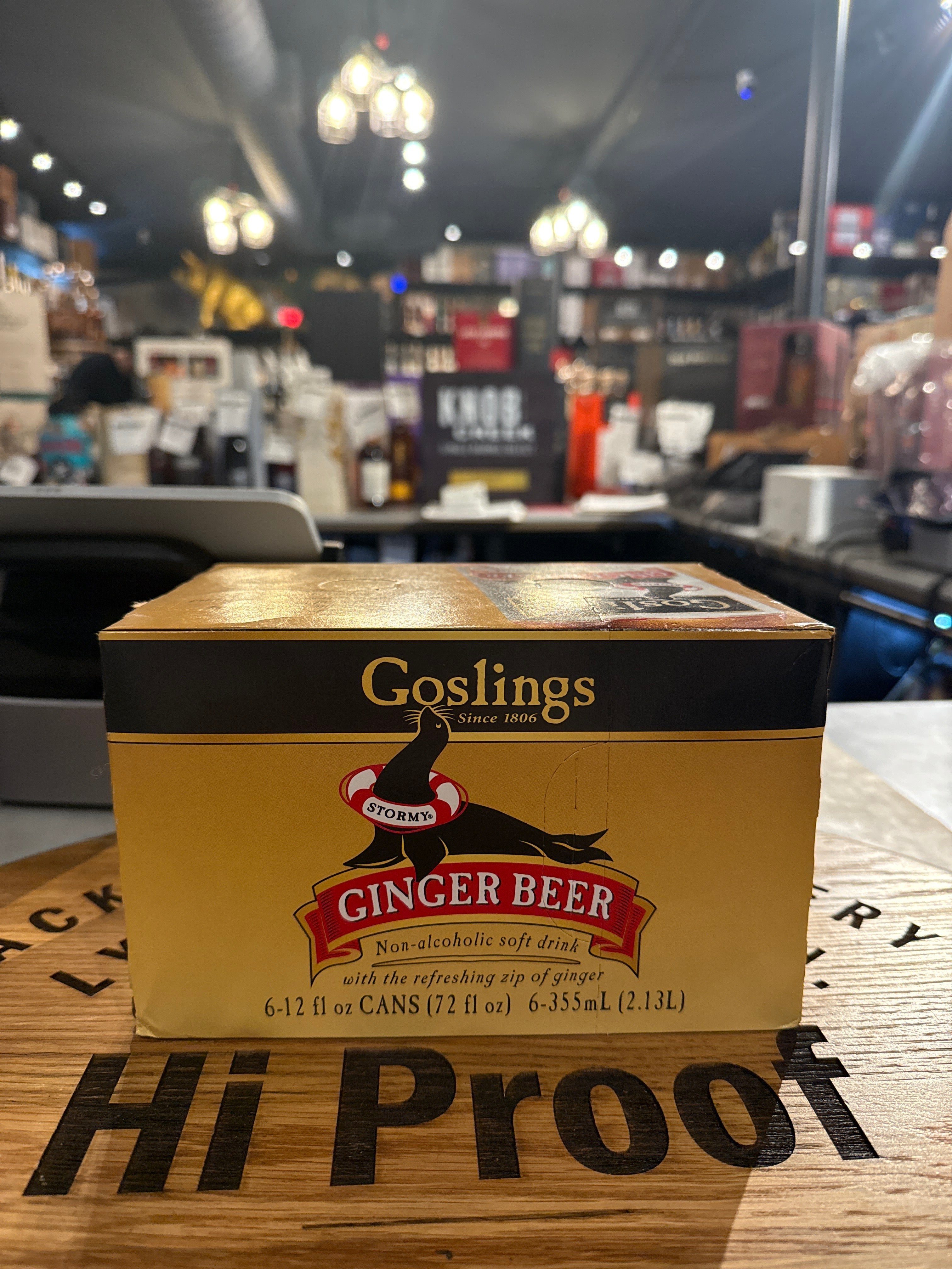 Goslings Ginger Beer 355 ml 6pk