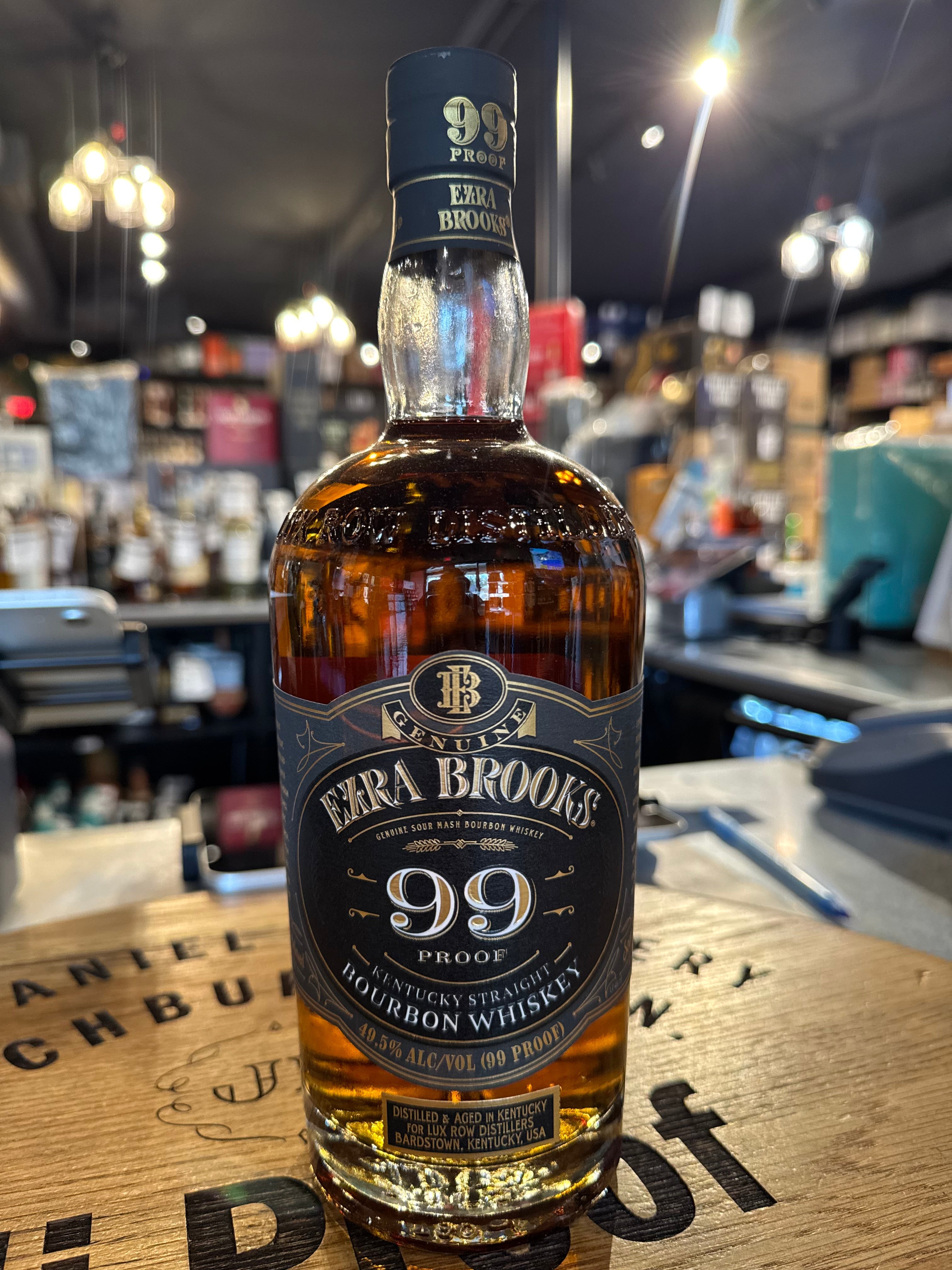 Ezra Brooks Straight Bourbon 99 proof Whiskey 750ml