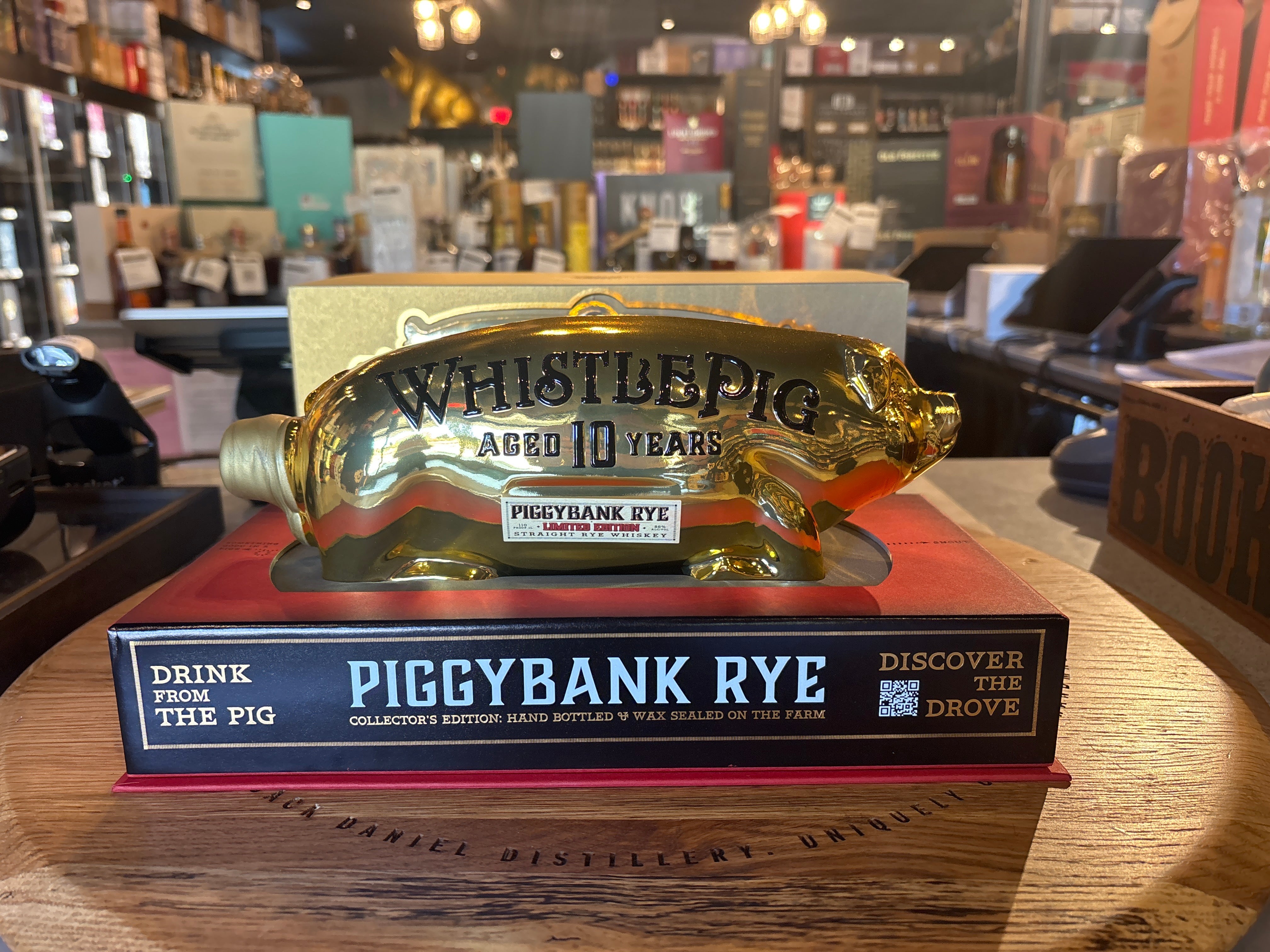 WhistlePig Piggybank 10 Year Old Straight Rye Whiskey 1L