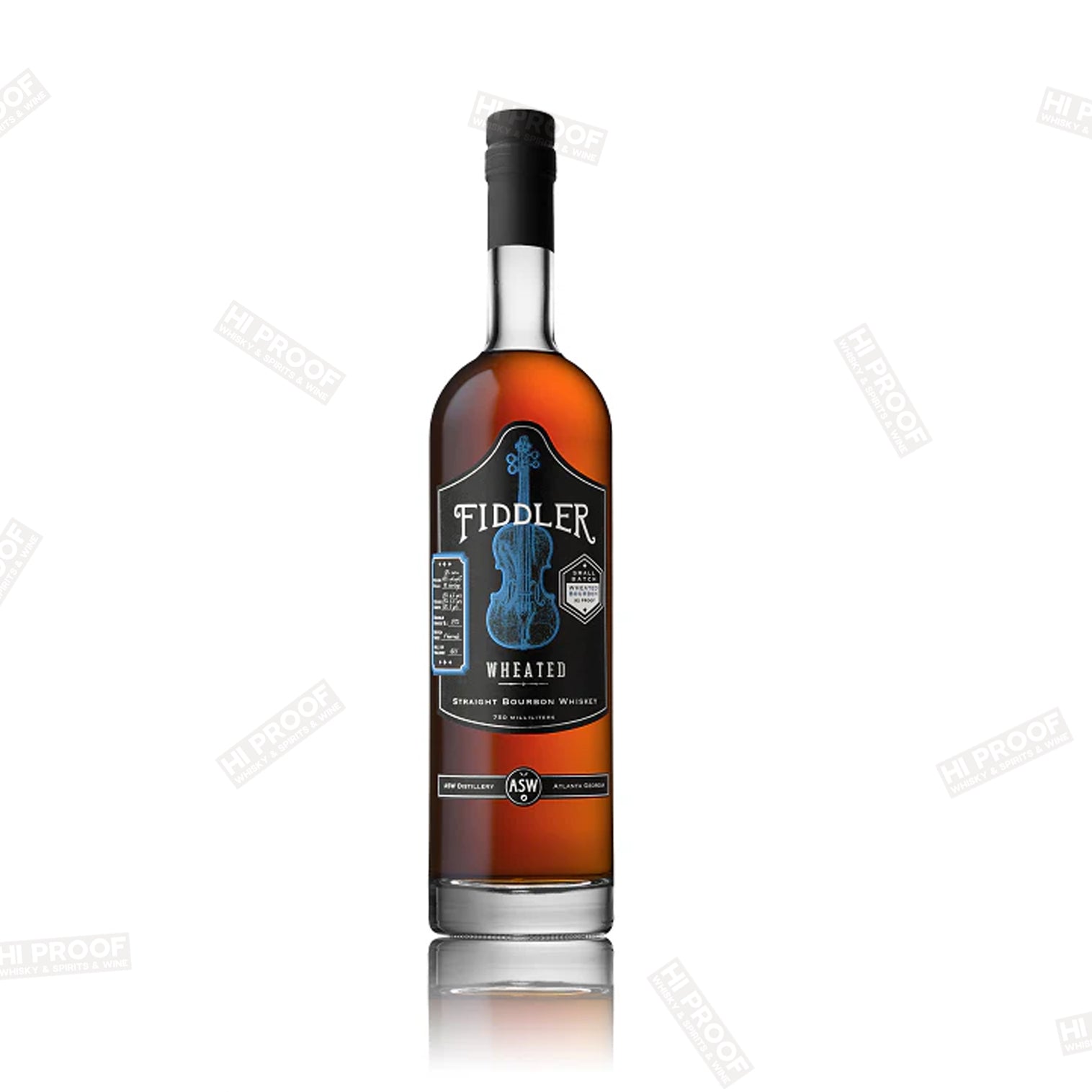 FIDDLER WheatedBourbon WHISKEY 46% 750ML ASW Distillery in Atlanta