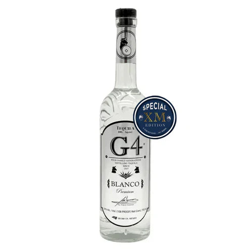 G4 XM High Proof 108 proof Blanco Tequila 750 ML Limit 1