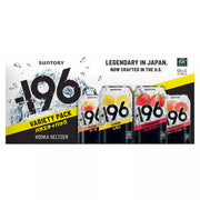 Suntory -196 Vodka Cocktail Seltzer Verity Pack (PEACH,LEMON,STRAW,GFRUIT) 8/Pk 355ml (Copy)