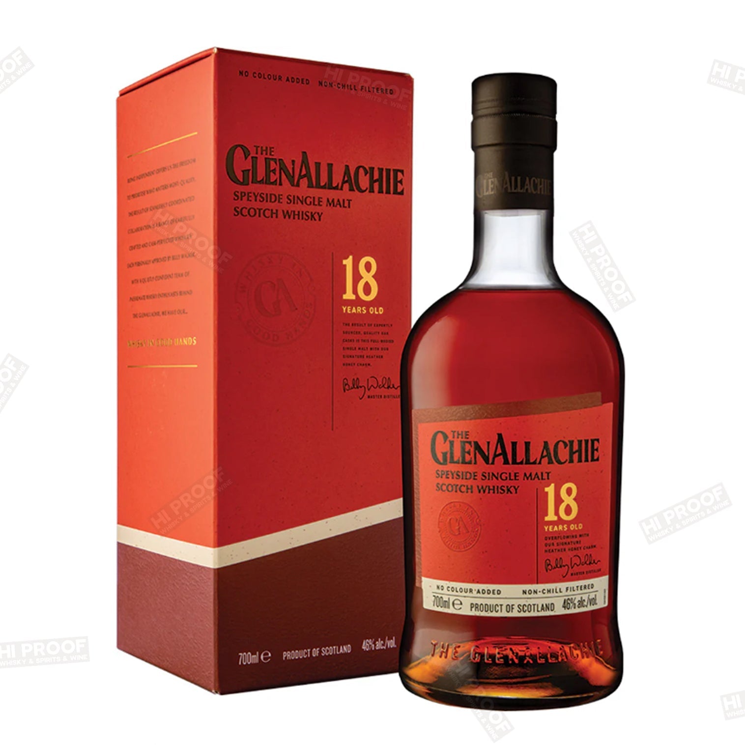 The GlenAllachie 18 Year Old Single Malt Scotch Whisky 700ml