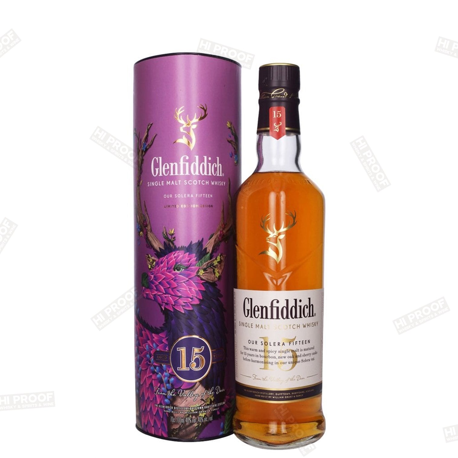 Glenfiddich Solera Reserve 15 Year Old From the Valley of the Deer 750ml