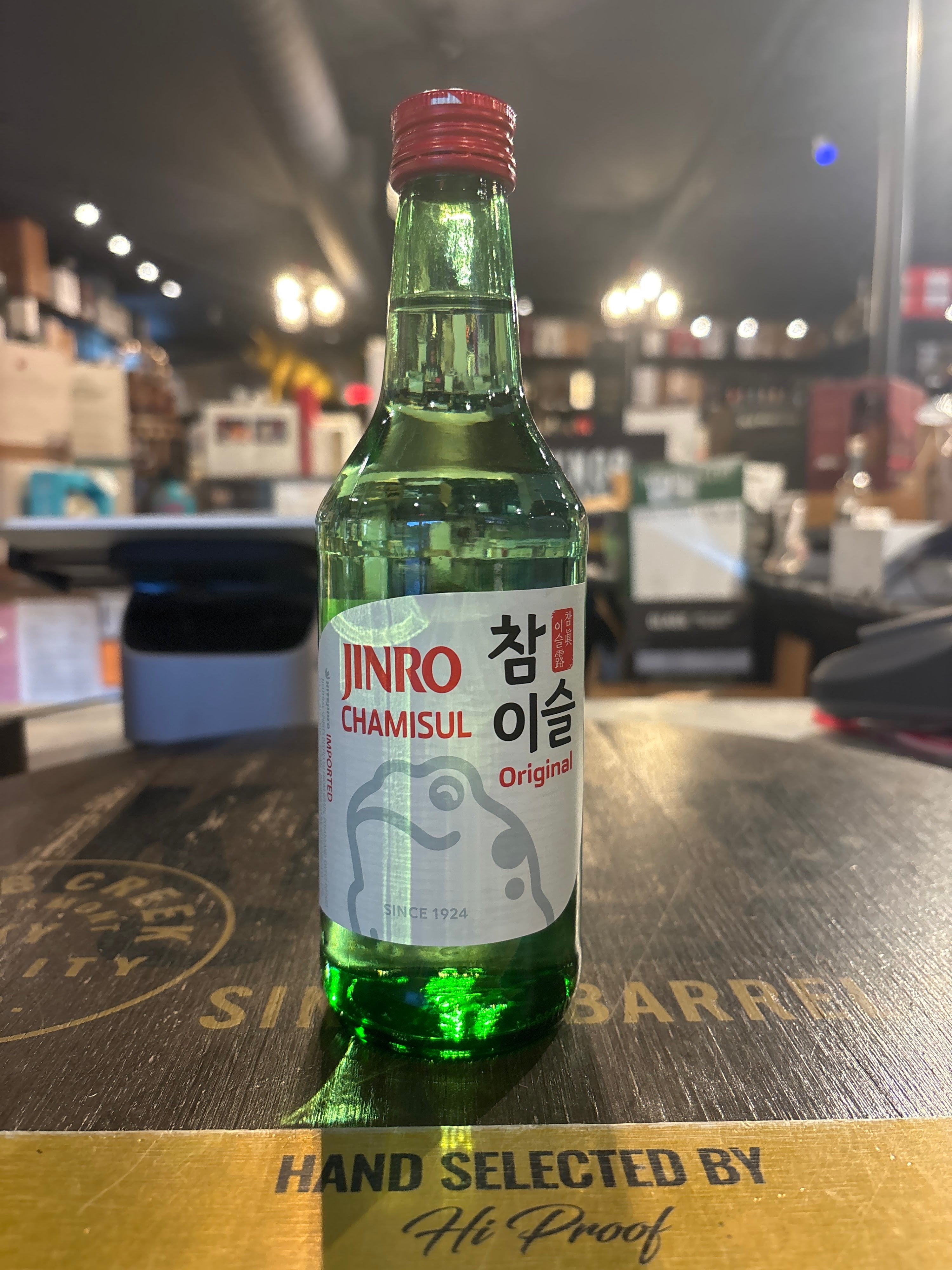 JINRO SOJU CHAMISUL ORIGINAL 40.2Proof 참이슬 오리지널 소주 375ml