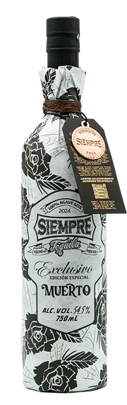 Siempre Exclusivo Muerto Blanco 109 PROOF Tequila 750 ml