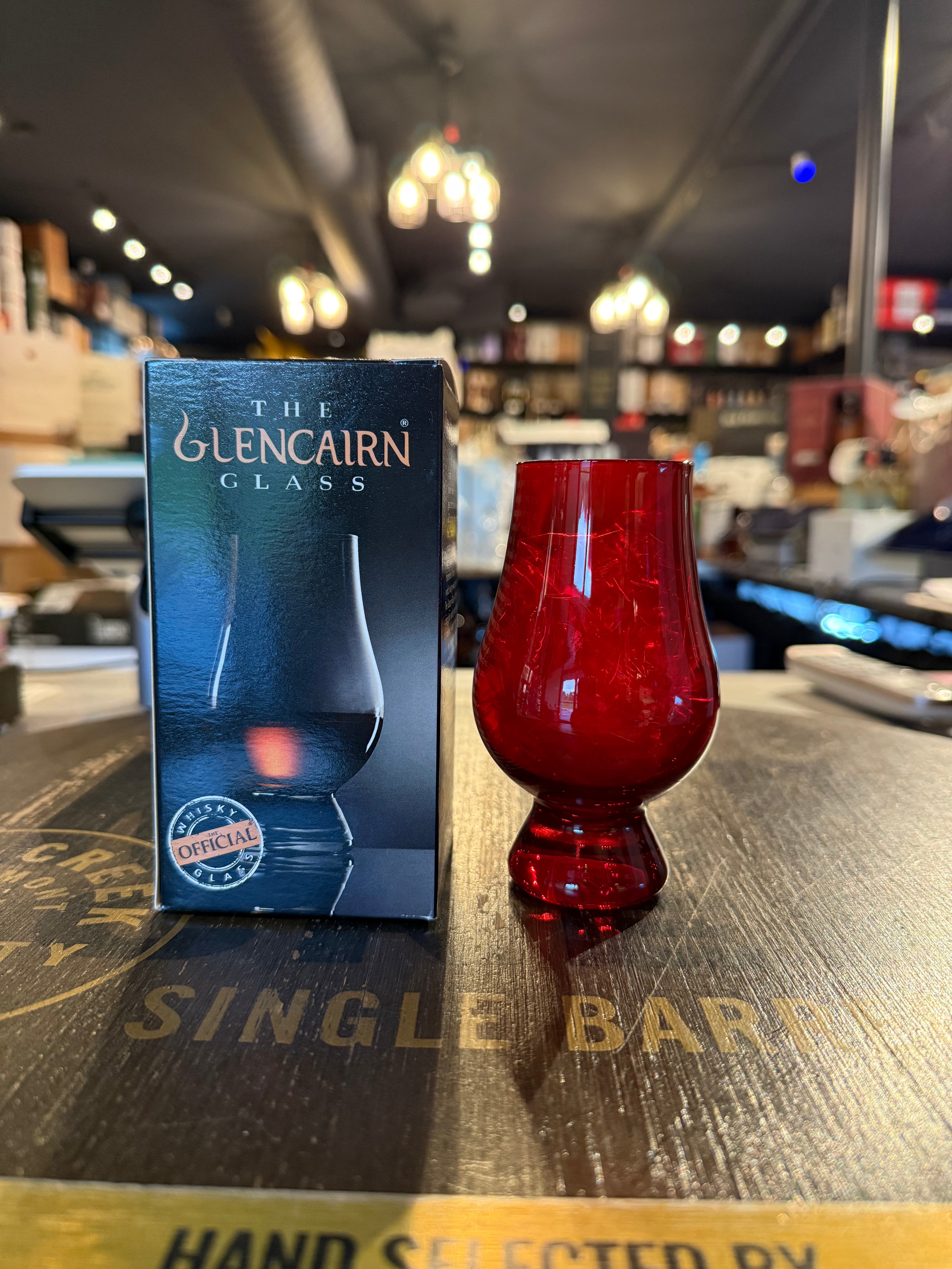 The Red Glencairn glass