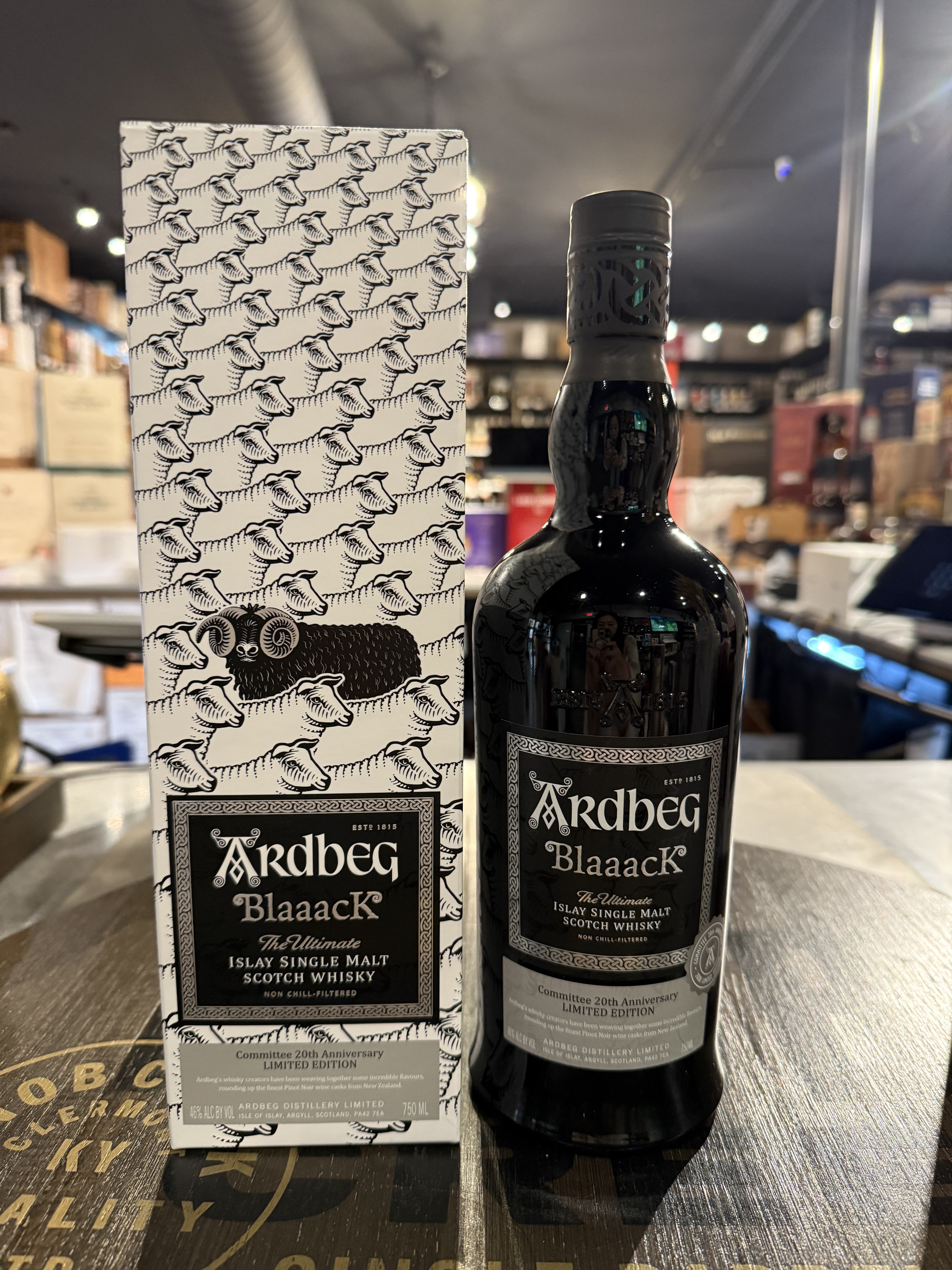 Ardbeg 'Blaaack' Committee Release Islay Single Malt Scotch Whiskey 750ml