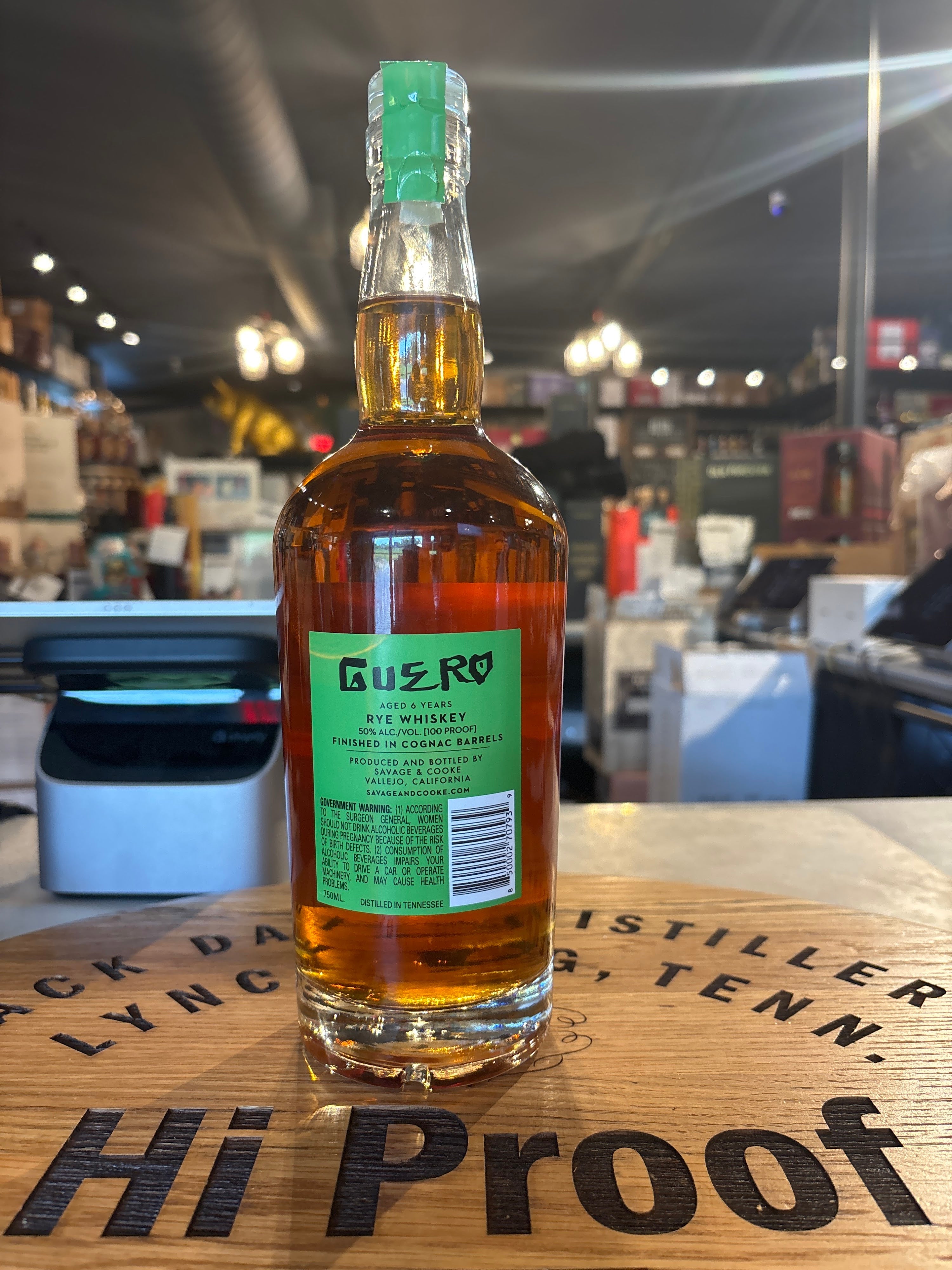 Savage & Cooke  GUERO 6 YEAR OLD RYE FINISHED IN COGNAC BARRELS 750ml
