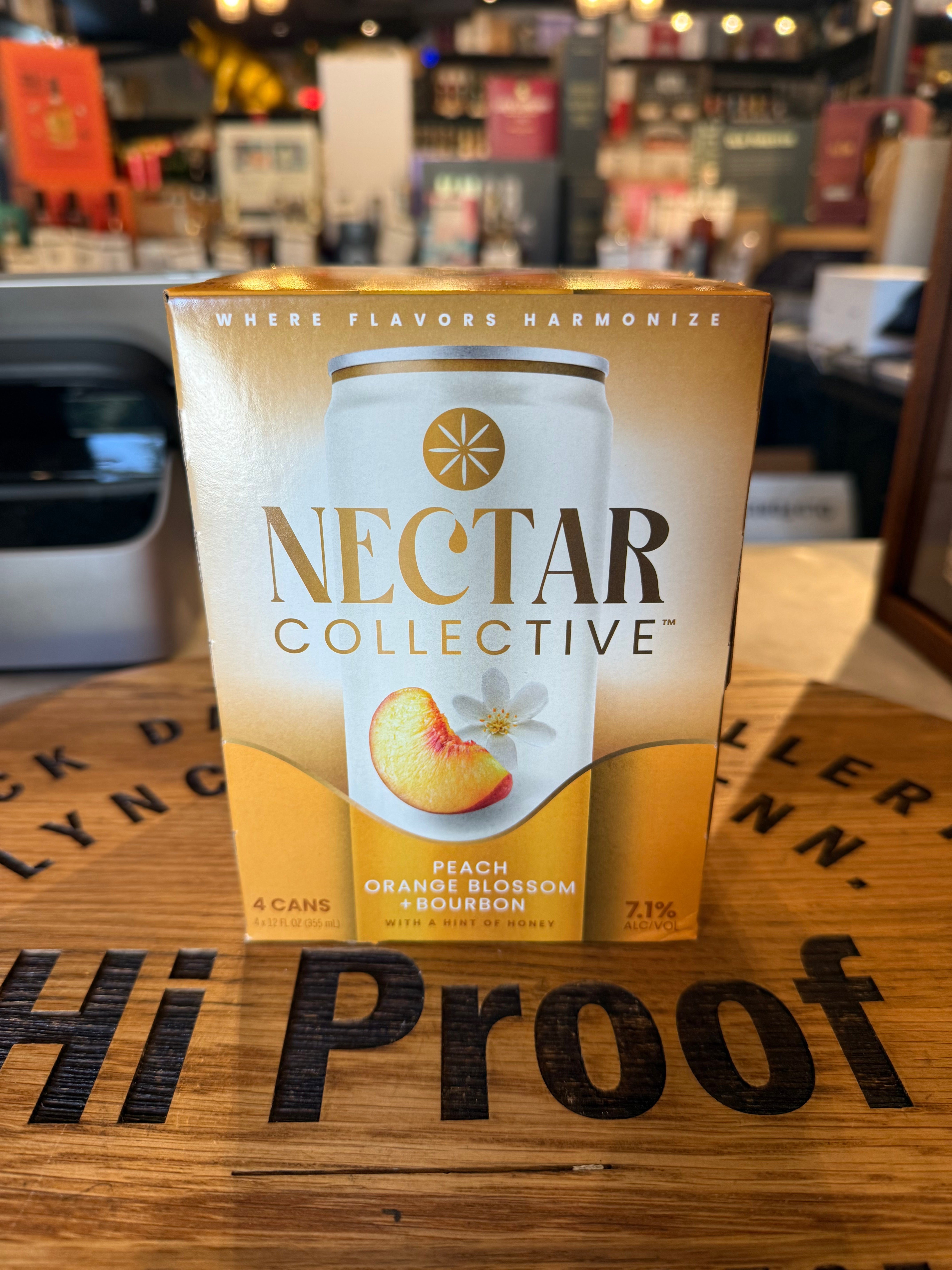 Nectar Collective Peach Orange Blossom Bourbon 4pk/12 fl oz Cans