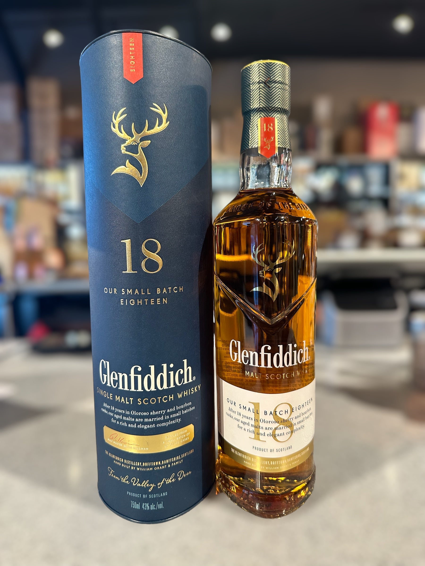 Glenfiddich 18 Year Old Single Malt Scotch Whisky