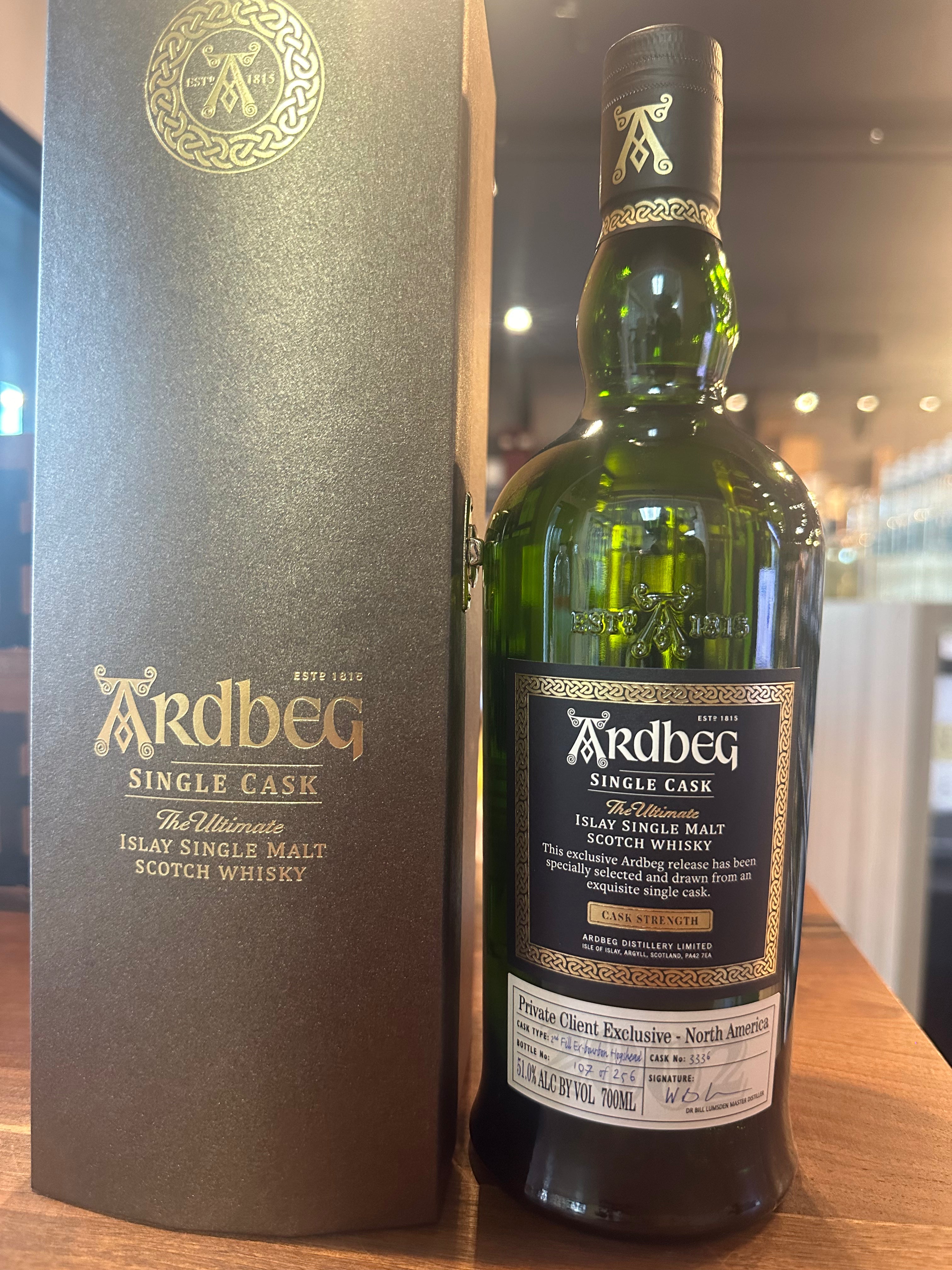 Ardbeg 2002 Private Reserve 20 Year Old Single Cask No. 3336 102 Proof  700ml