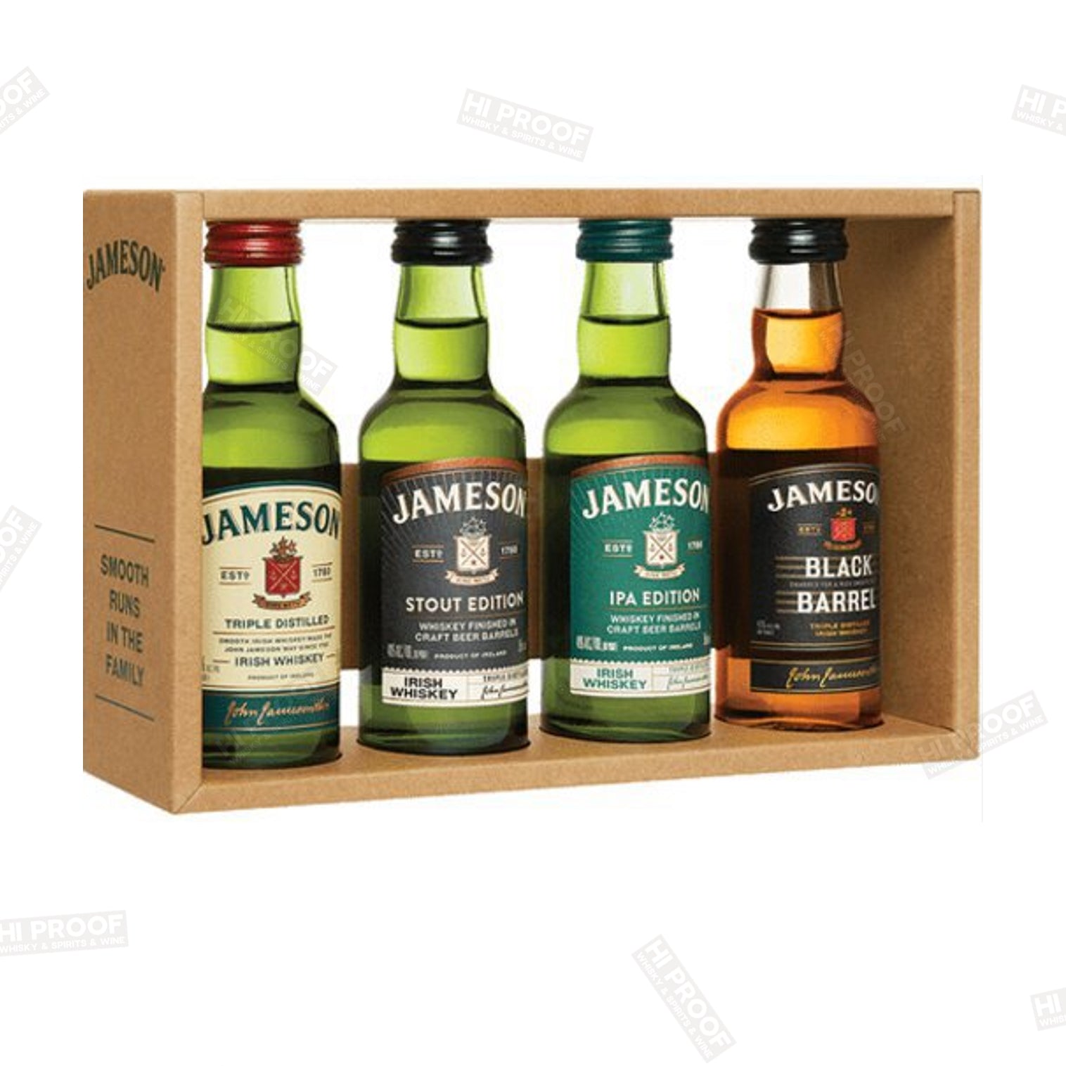 Jameson Irish Whiskey Trial Pack (4x50ml)
