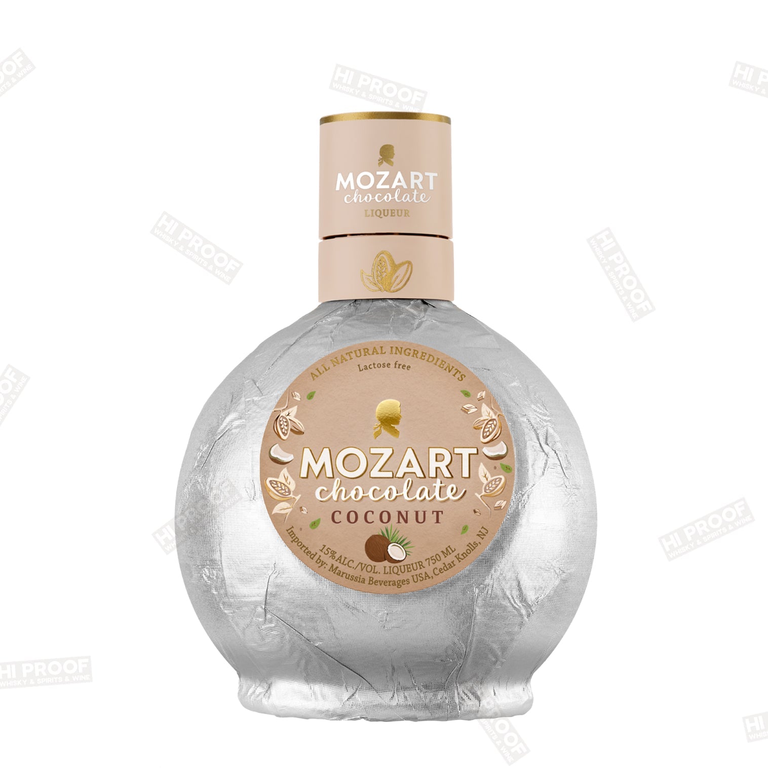 Mozart Coconut Chocolate Cream Liqueur 750ml