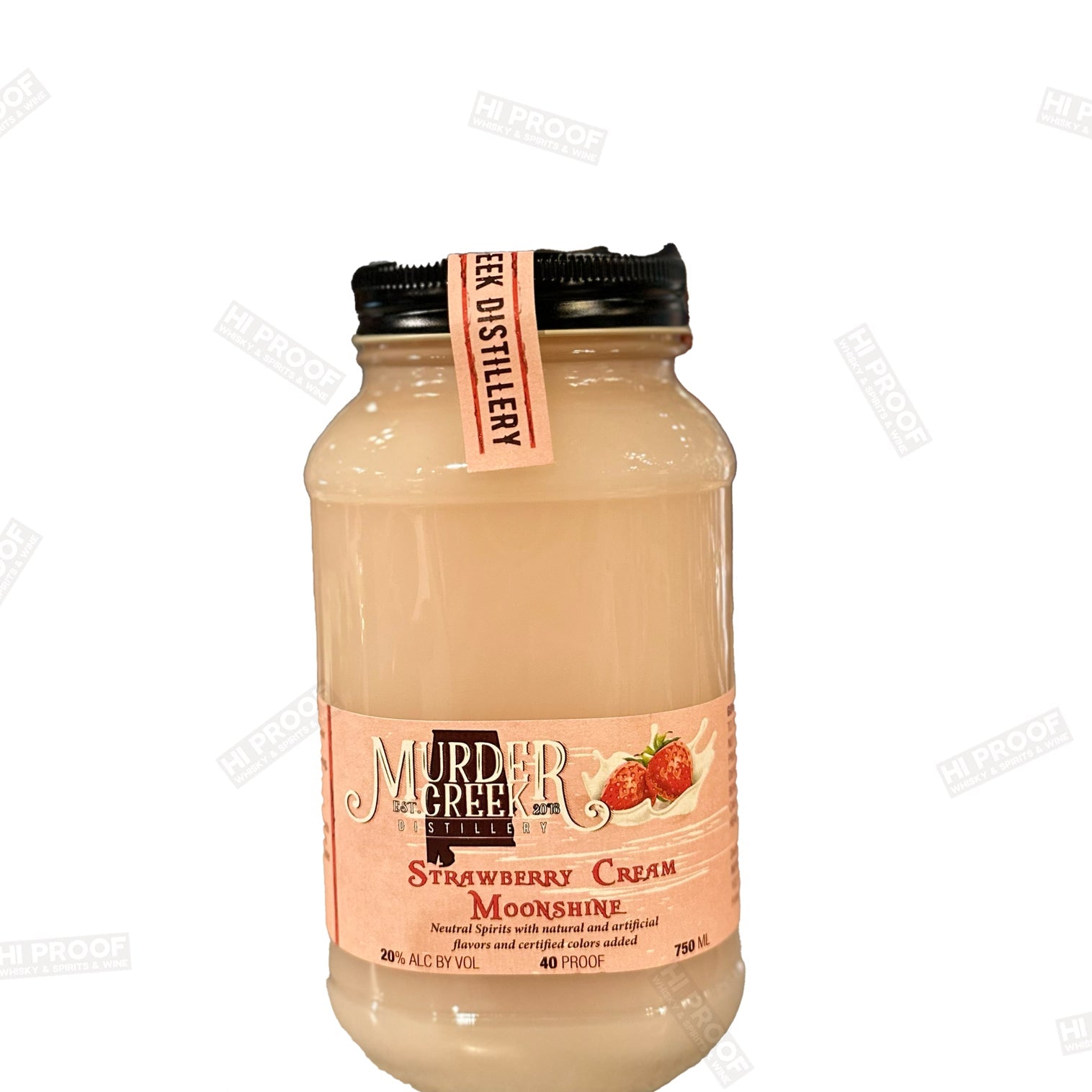 Murder Creek Distillery - Strawberry Cream Moonshine 750ml