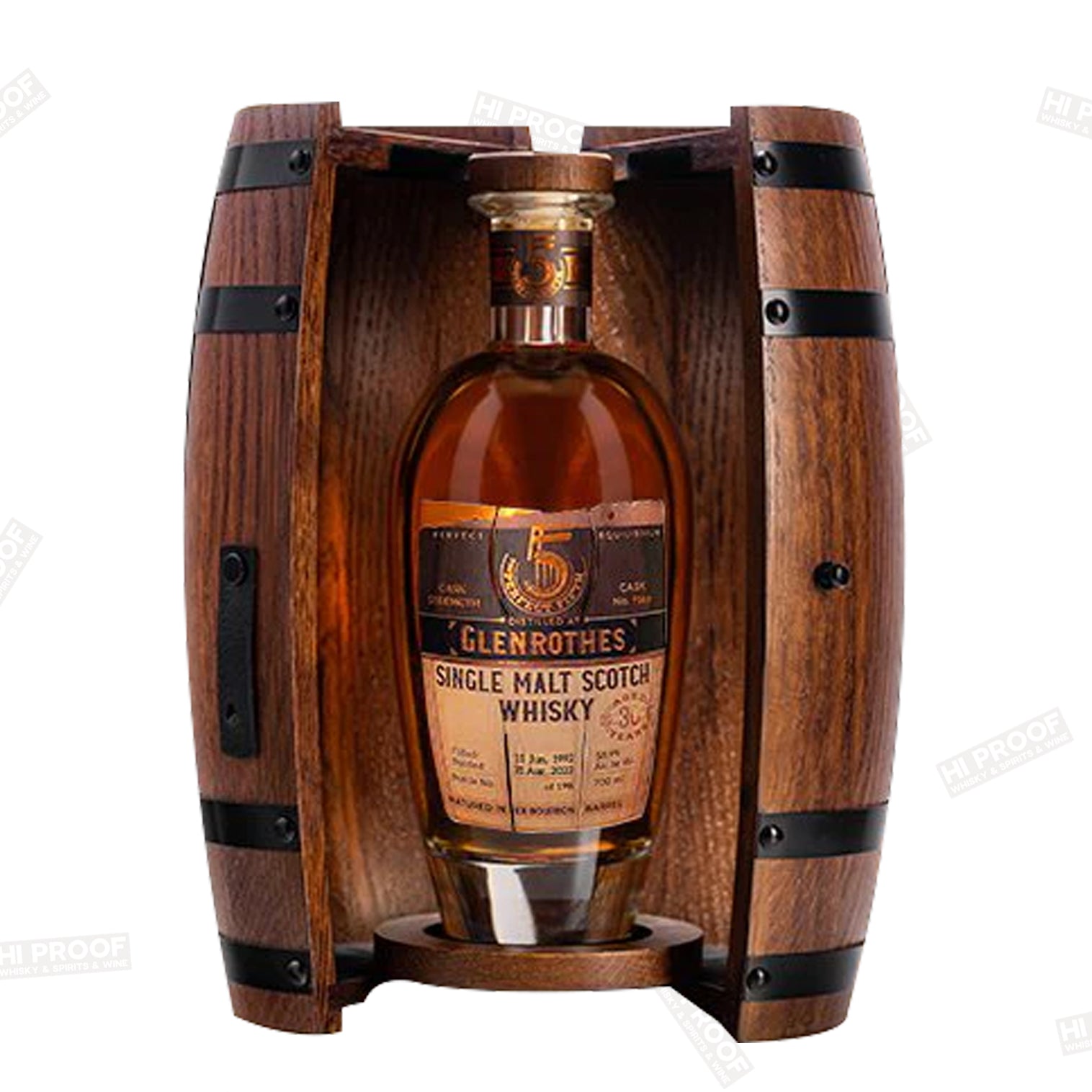 PERFECT FIFTH GLENROTHES SCOTCH SINGLE CASK 30 YEAR OLD 750ML
