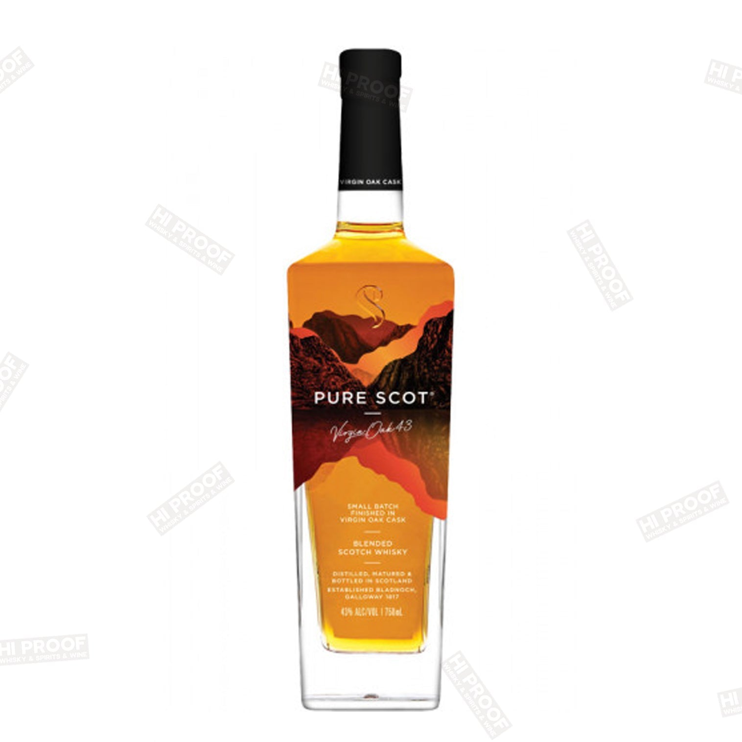 Pure Scot Virgin Oak Blended Scotch Whisky 86proof