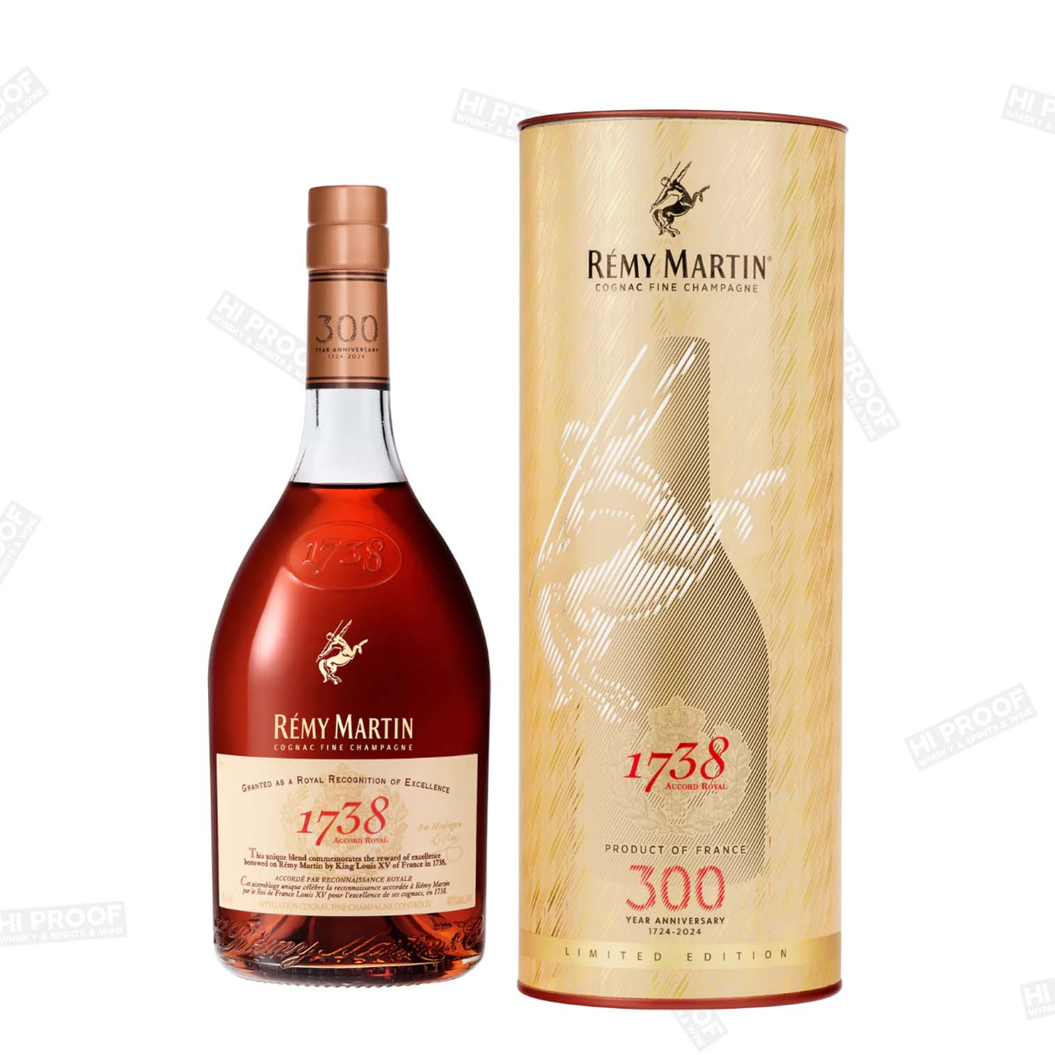REMY MARTIN 1738 300 YEAR ANNIVERSARY LIMITED EDITION 750 ML