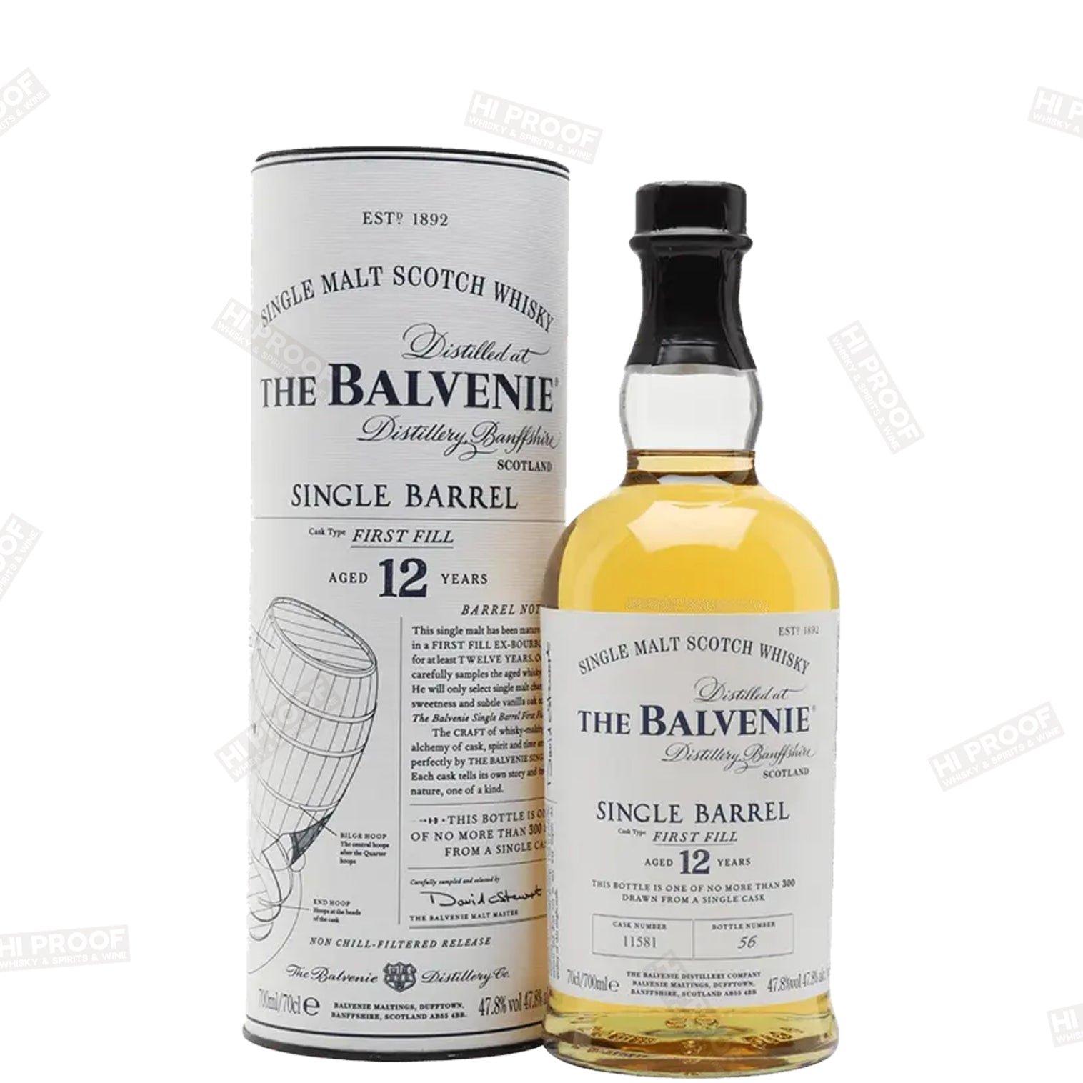 The Balvenie Single Barell  First Fill  Single Malt Scotch Whiskey 12Year 750ml