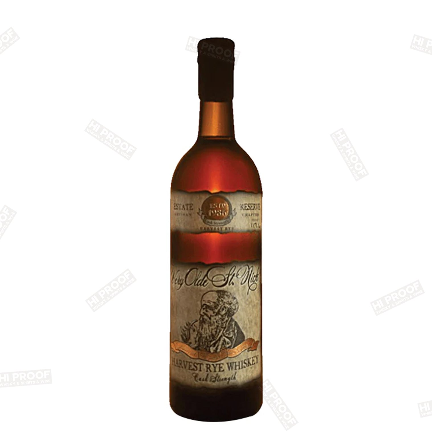 Very Olde St. Nick Harvest Cask Strength Rye Whiskey 750ml
