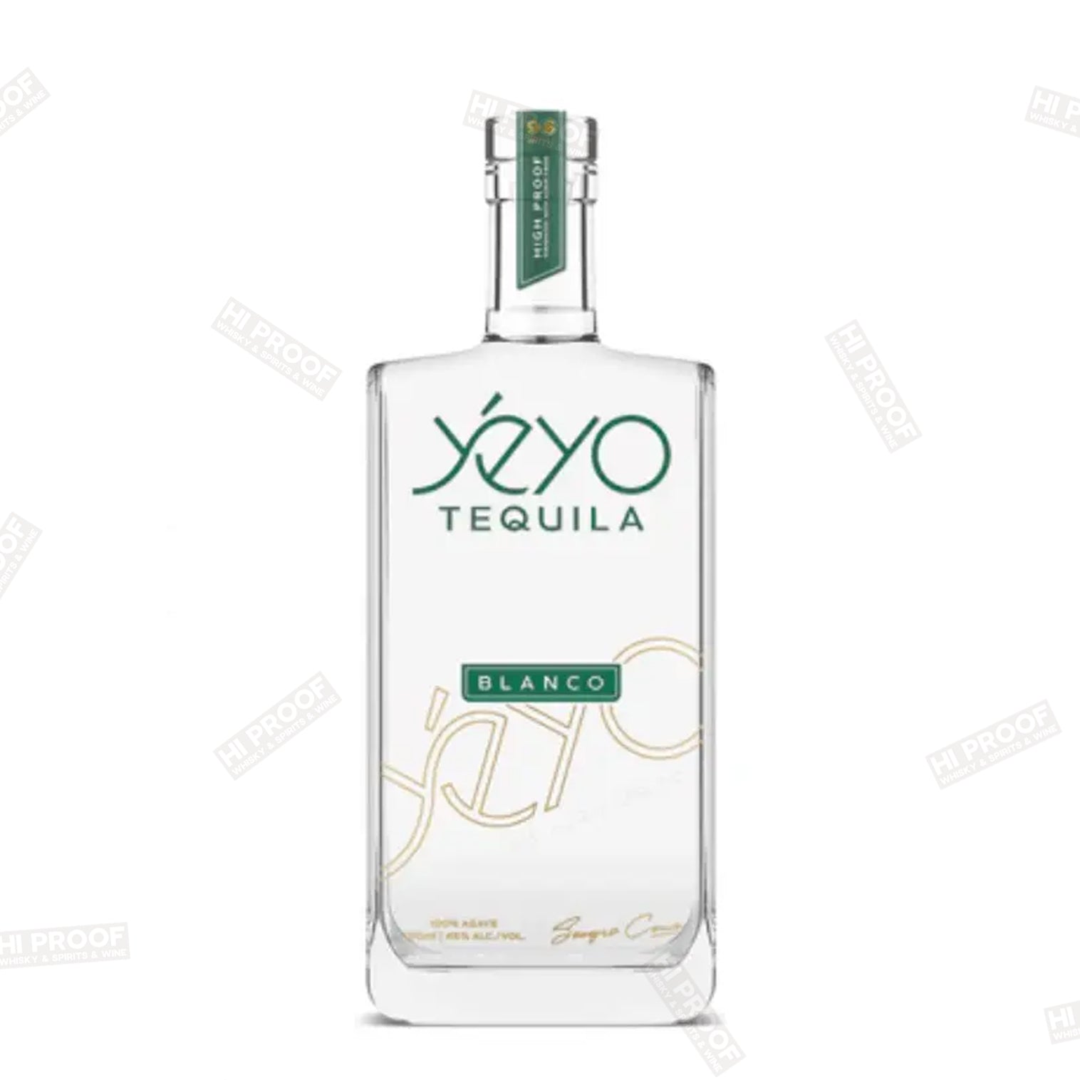 Yeyo High Proof Blanco 96 proof high proof Tequila 750mL