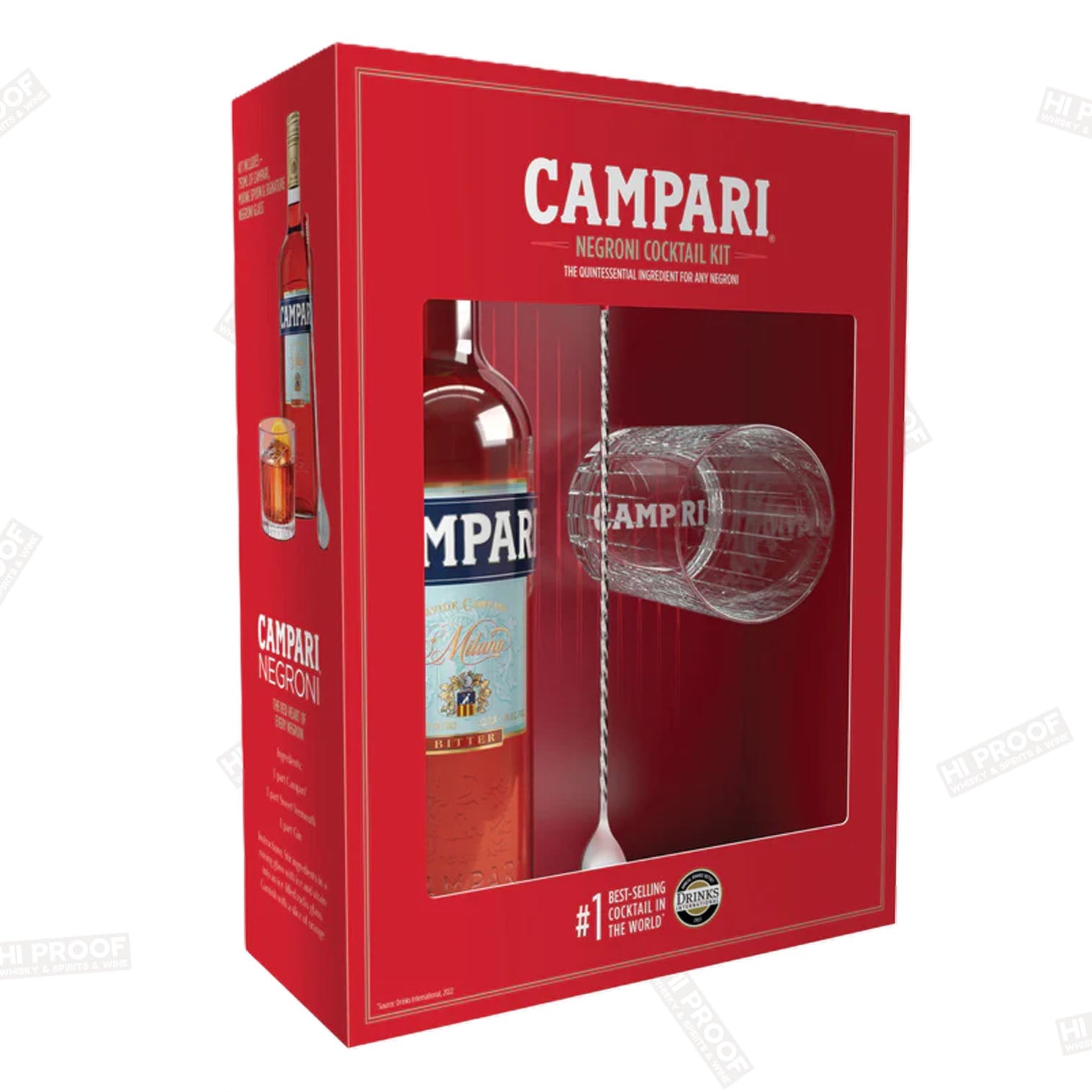 CAMPARI LIQUEUR NEGRONI COCKTAIL KIT 750ml