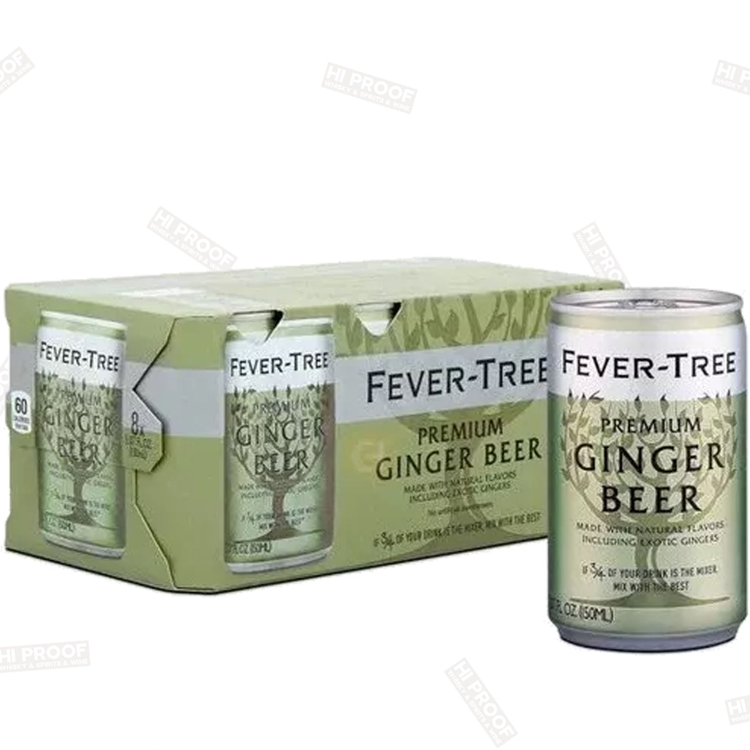 Fever-Tree Ginger Beer- 8pk/150ml Cans - Hi Proof - Fever Tree
