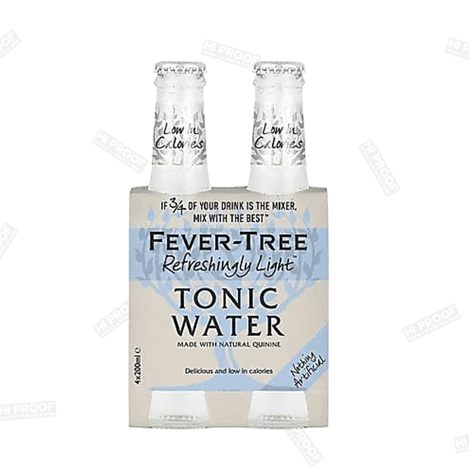 Fever Tree RefreshinglyLight Tonic Water 4pk 200ml - Hi Proof - Fever Tree