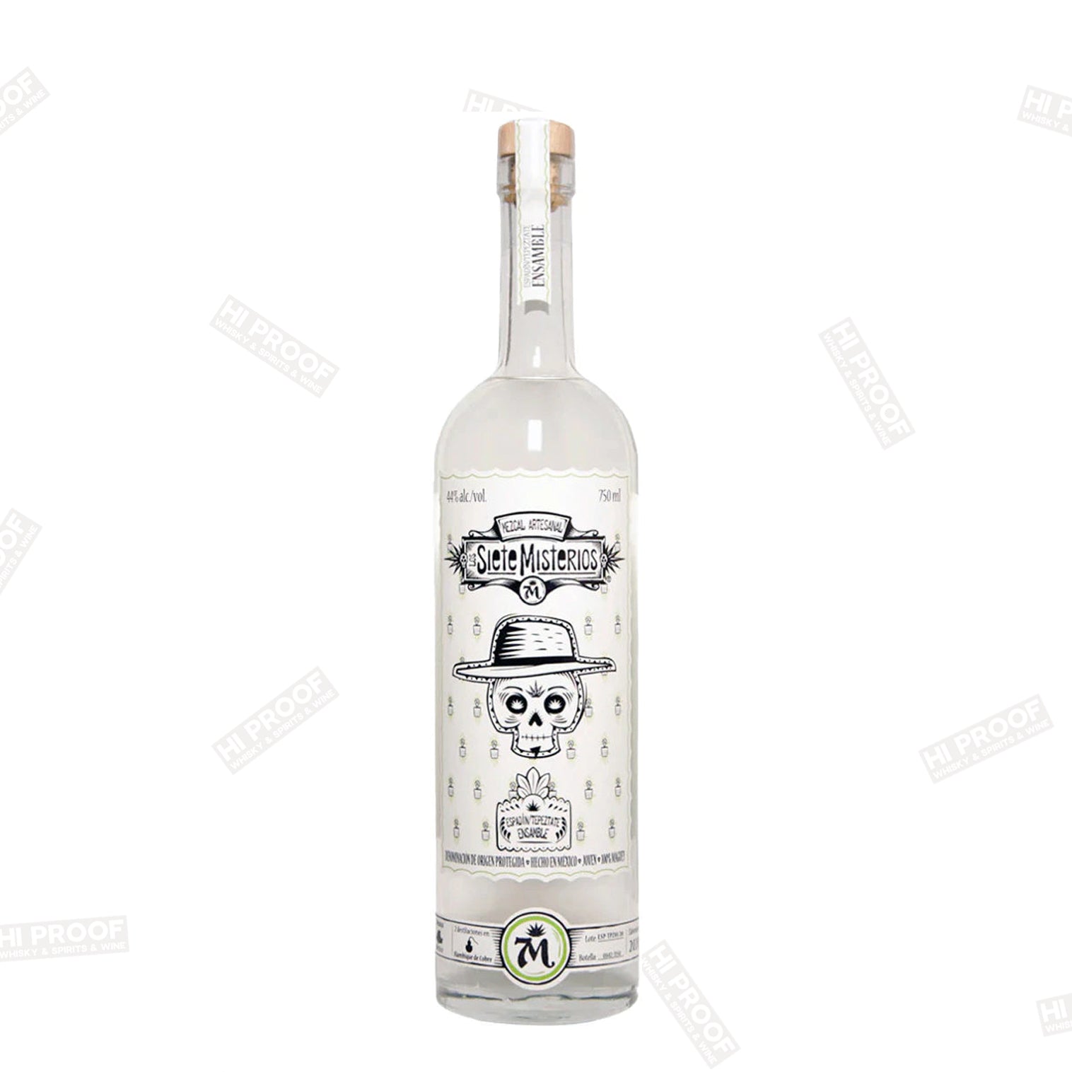 Los Siete Misterios Espadin Tepeztate Ensamble Mezcal 750m - Hi Proof - Los Siete