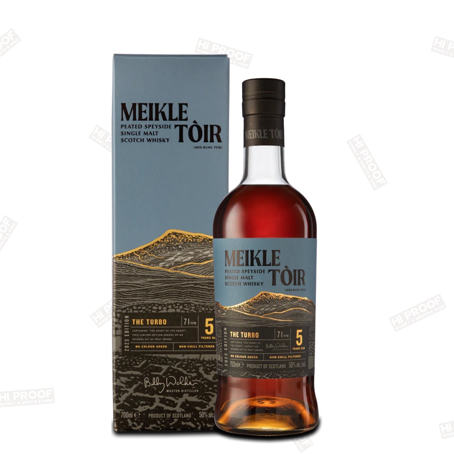 MEIKLE TOIR 5 YEAR OLD THE TURBO PEATED SINGLE MALT SCOTCH WHISKY - Hi Proof - Meikle Toir