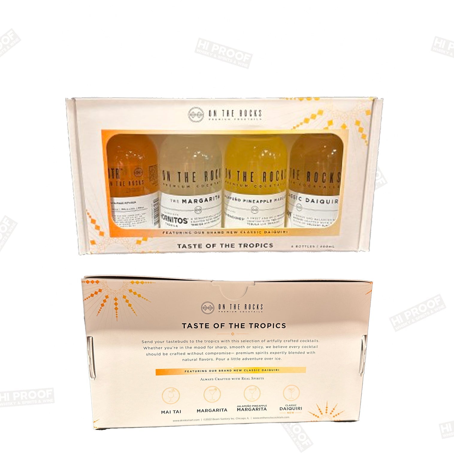 On The Rocks Variety 4 Pack 200 ml - Hi Proof - On The Rocks