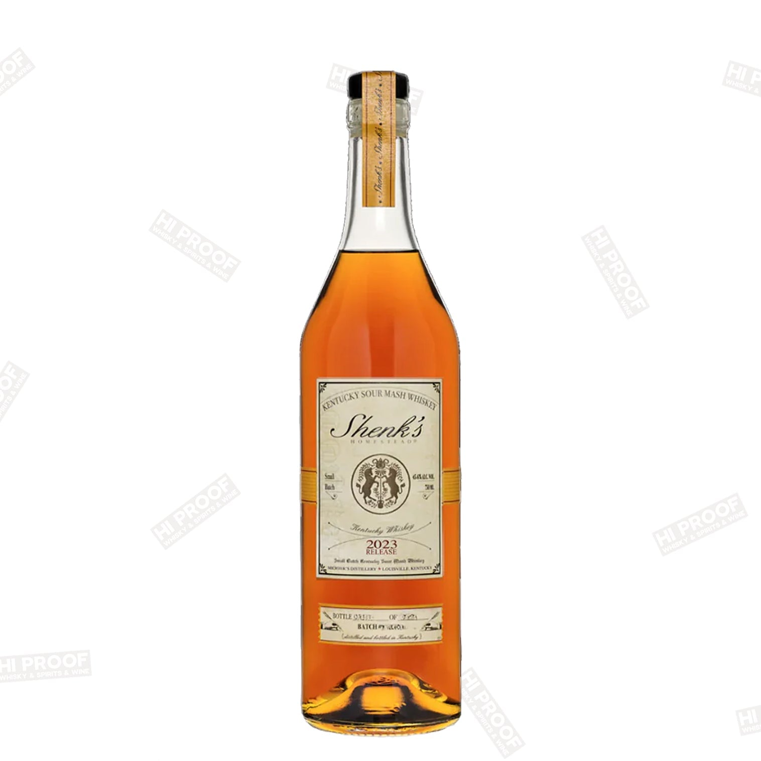 Shenk’s Homestead Sour Mash Bourbon Whiskey 2023 Release 750mL - Hi Proof - shenk's