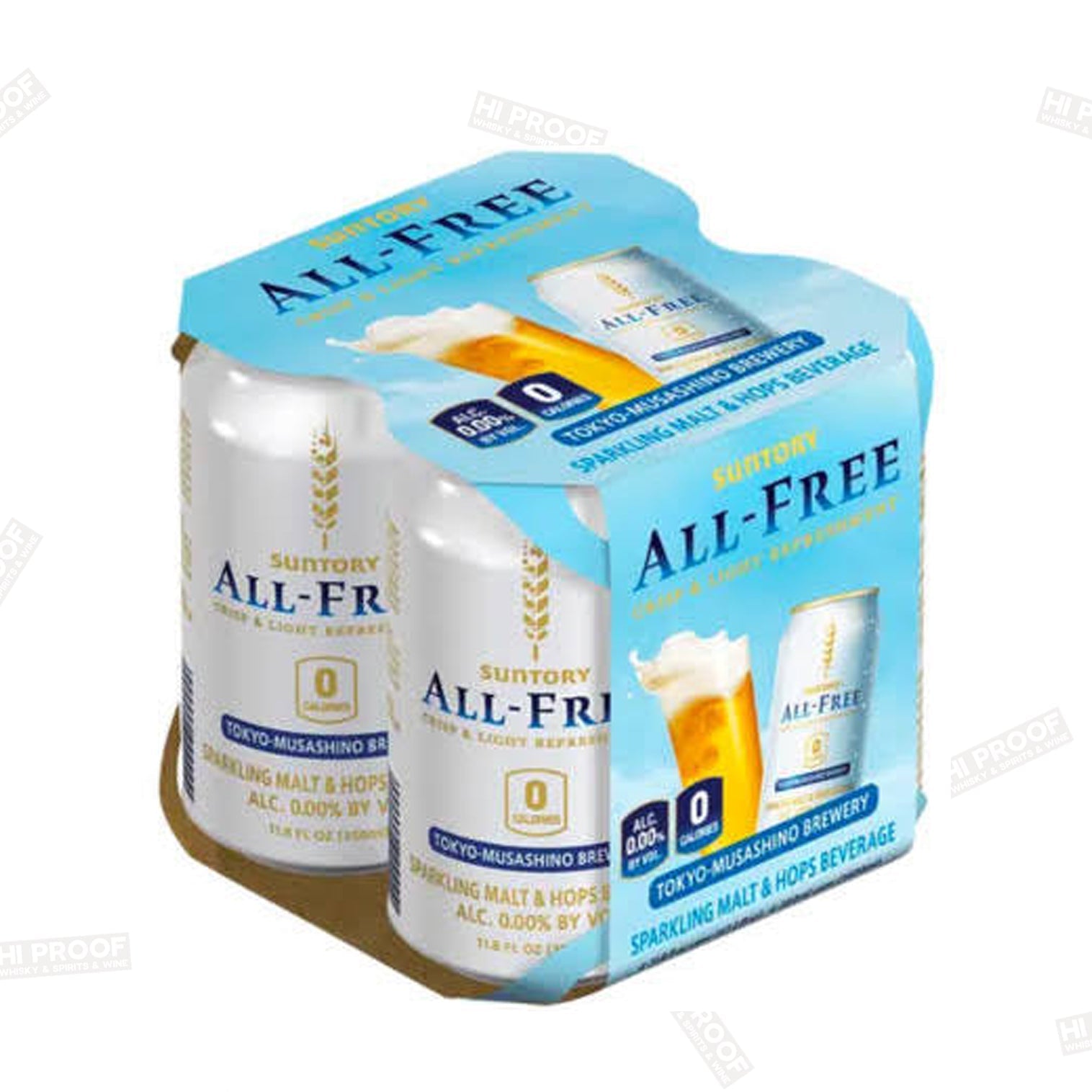 Suntory Sparkling Malt & Hops Beverage 6pack - Hi Proof - Suntory