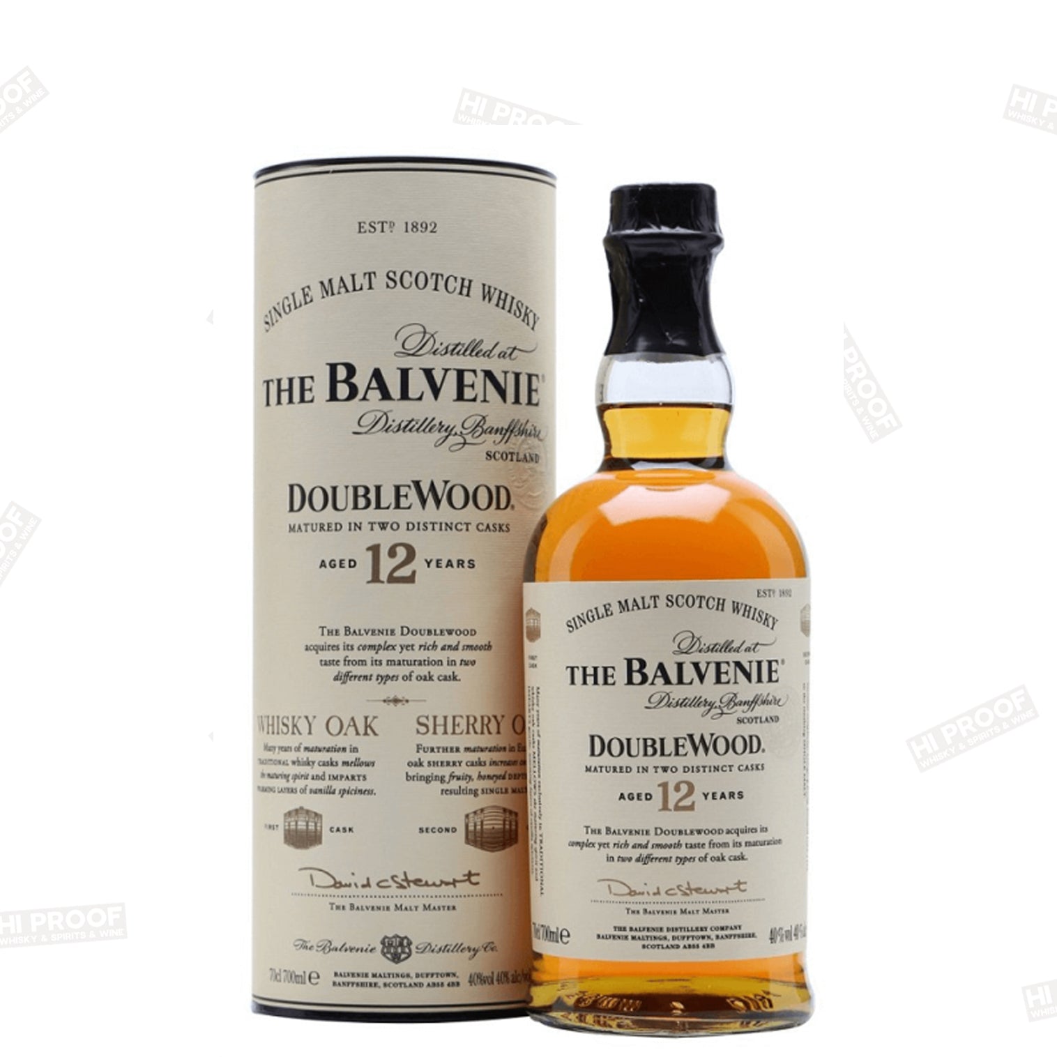 The Balvenie Doublewood single malt 12 years - Hi Proof - Hi Proof